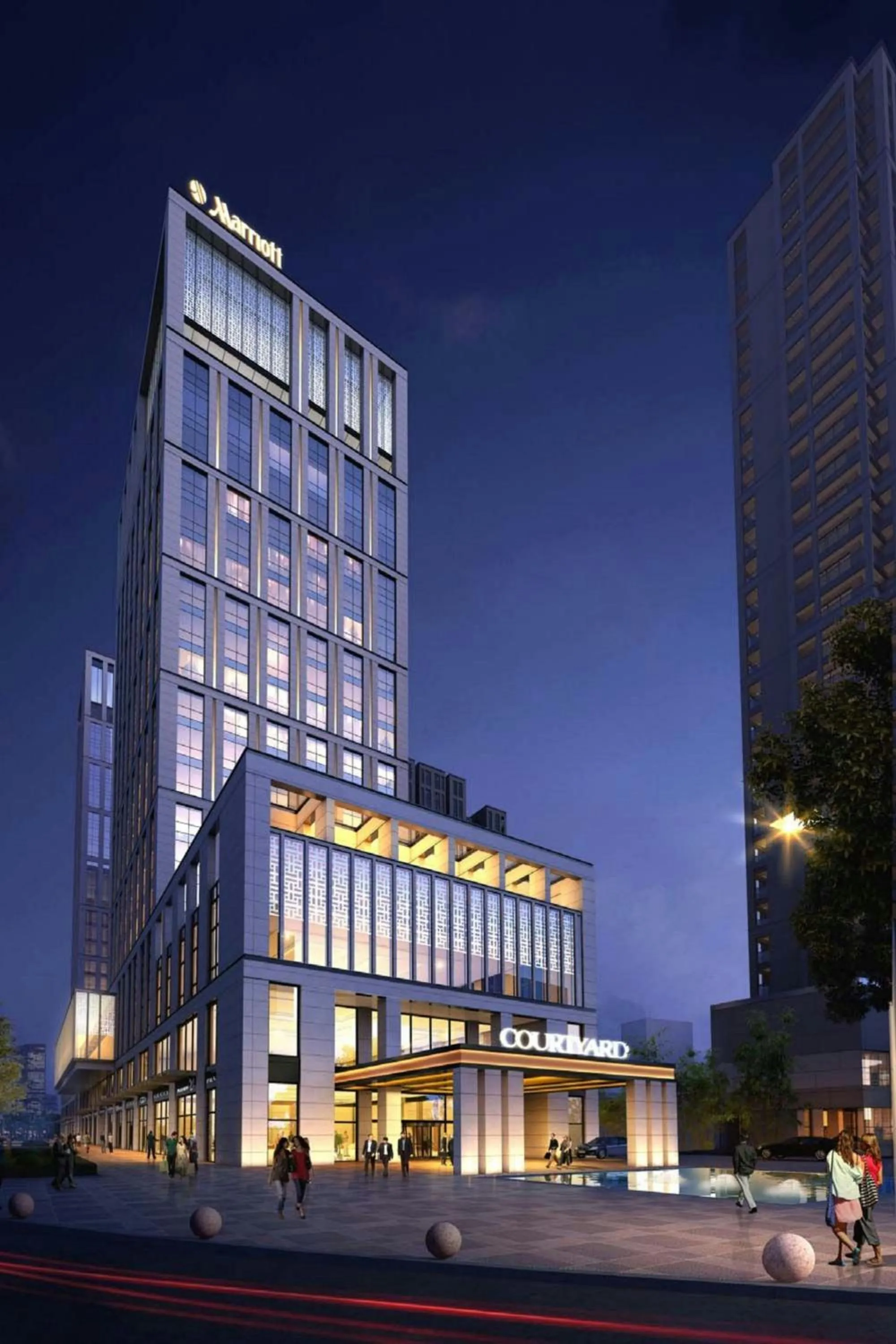 Property building in Courtyard by Marriott Xinchang