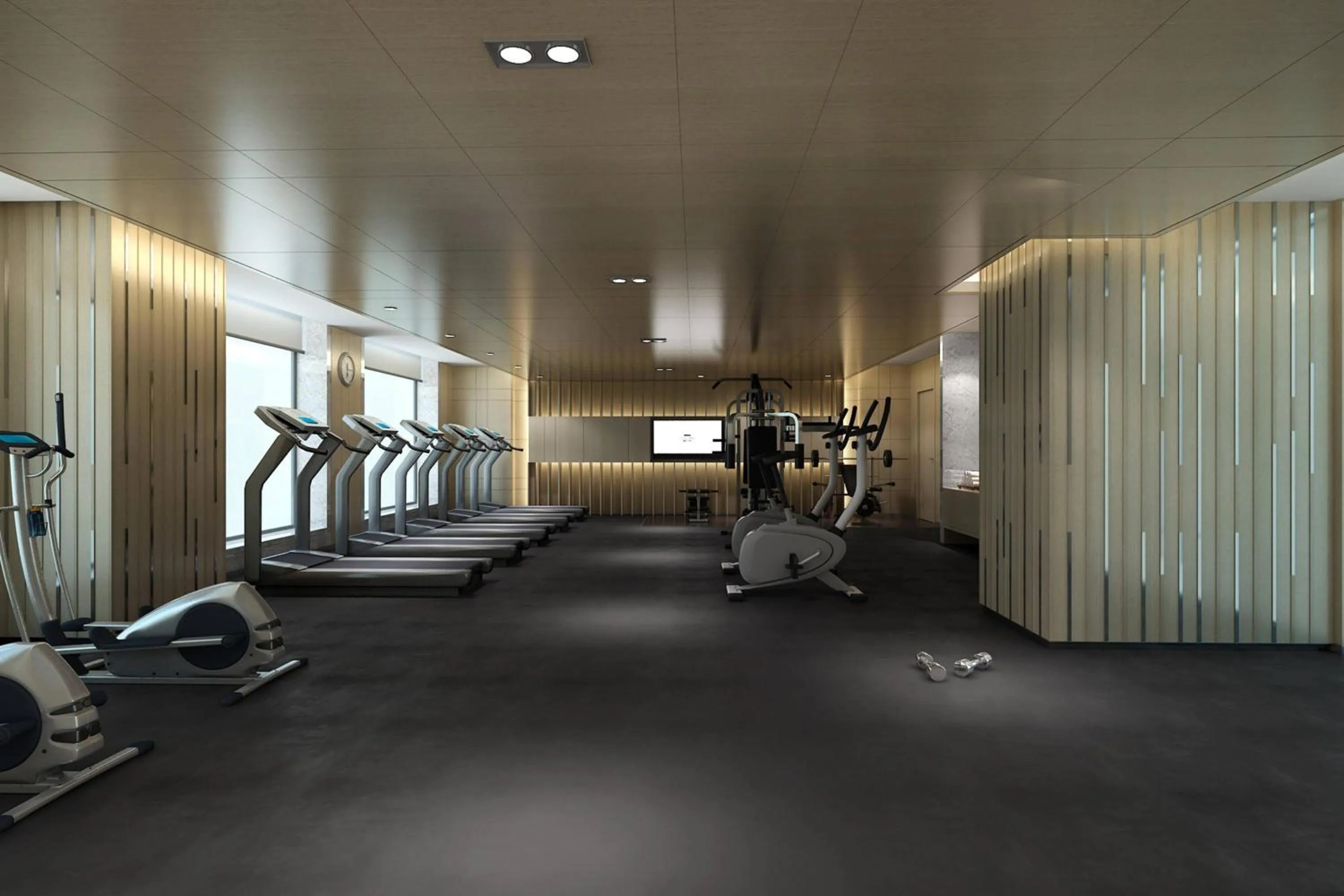 Fitness centre/facilities in Courtyard by Marriott Xinchang