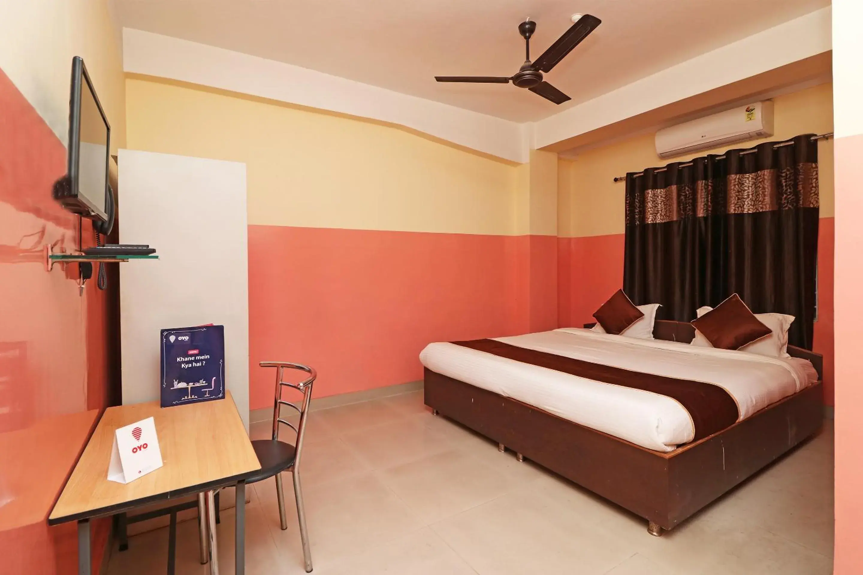 Bedroom, Bed in Hotel O Prabha Palace Lodge Bedroom, Bed in Hotel O Prabha Palace Lodge