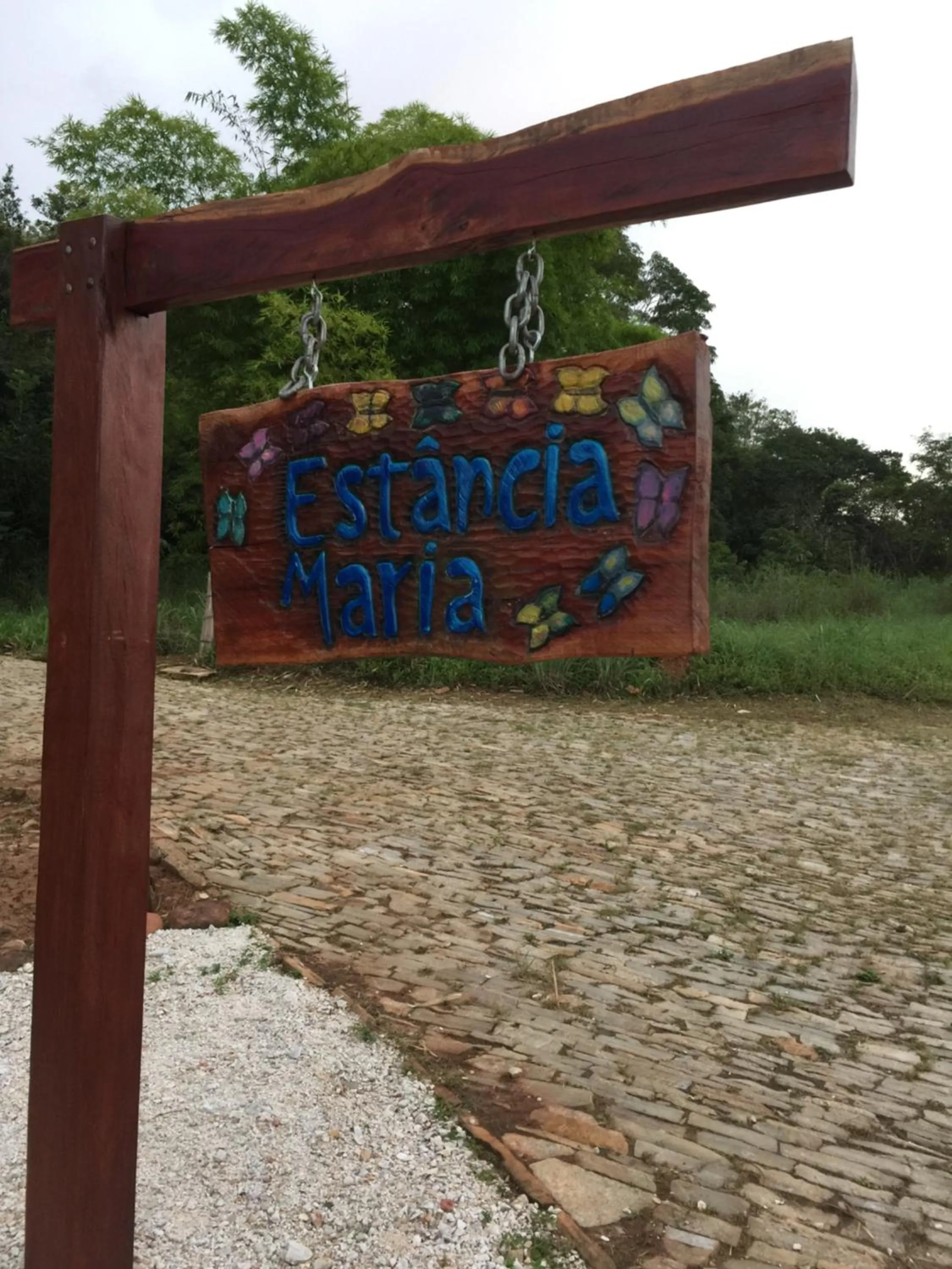 On site in Estancia Maria