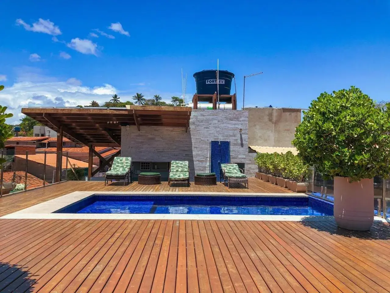 Swimming pool in Cristal Pousada Swimming pool in Cristal Pousada