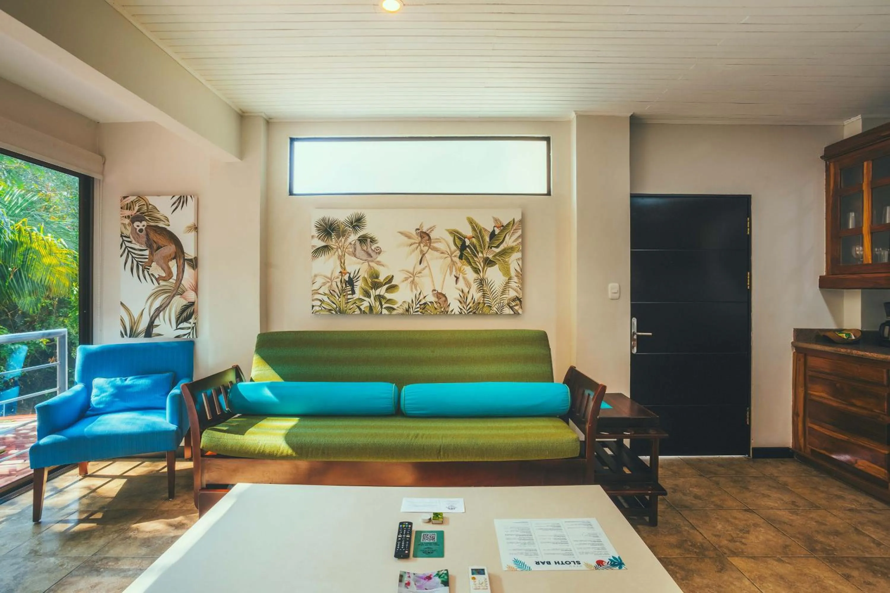 Living room in Jungle Vista Boutique Hotel