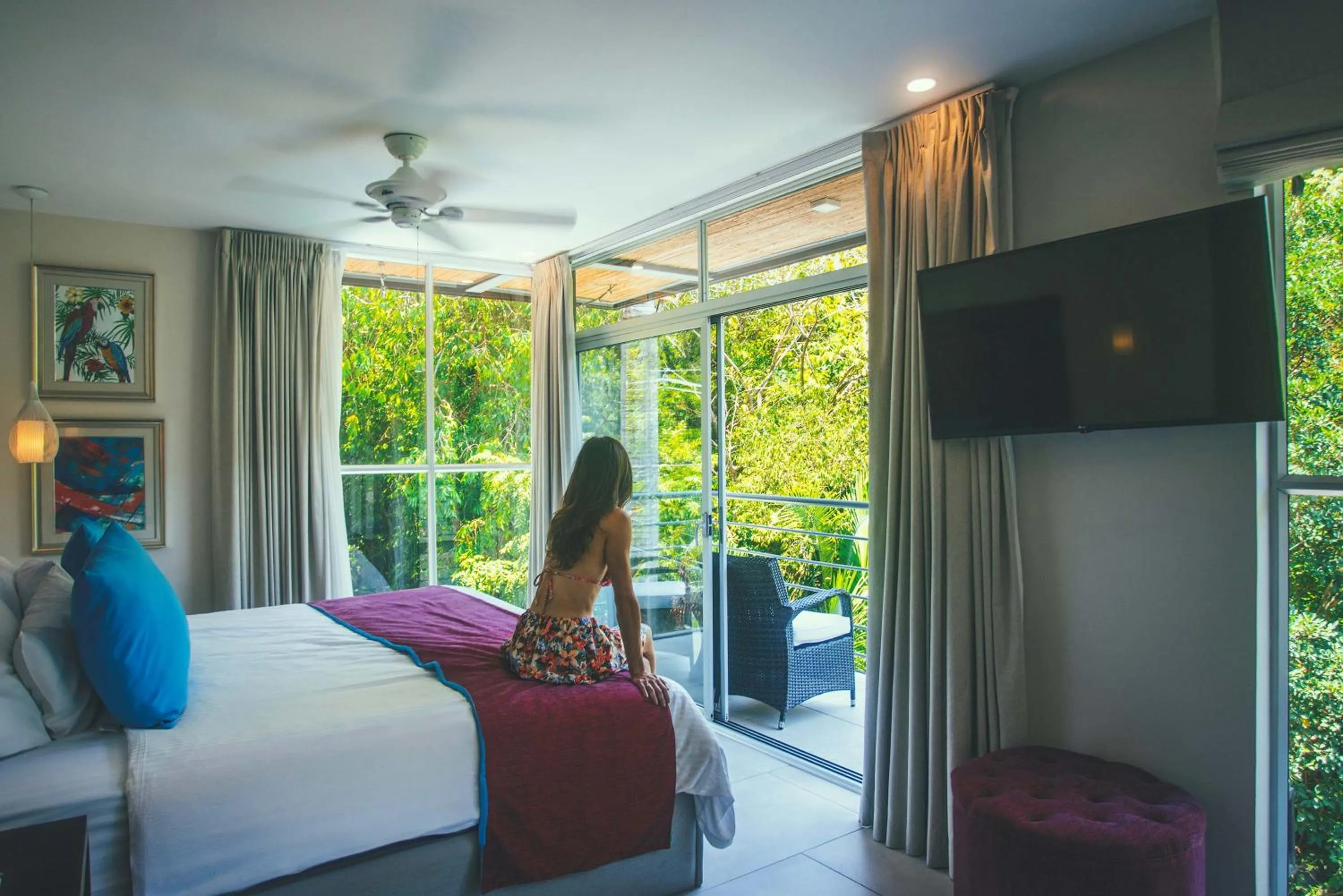 Photo of the whole room, Bed in Jungle Vista Boutique Hotel