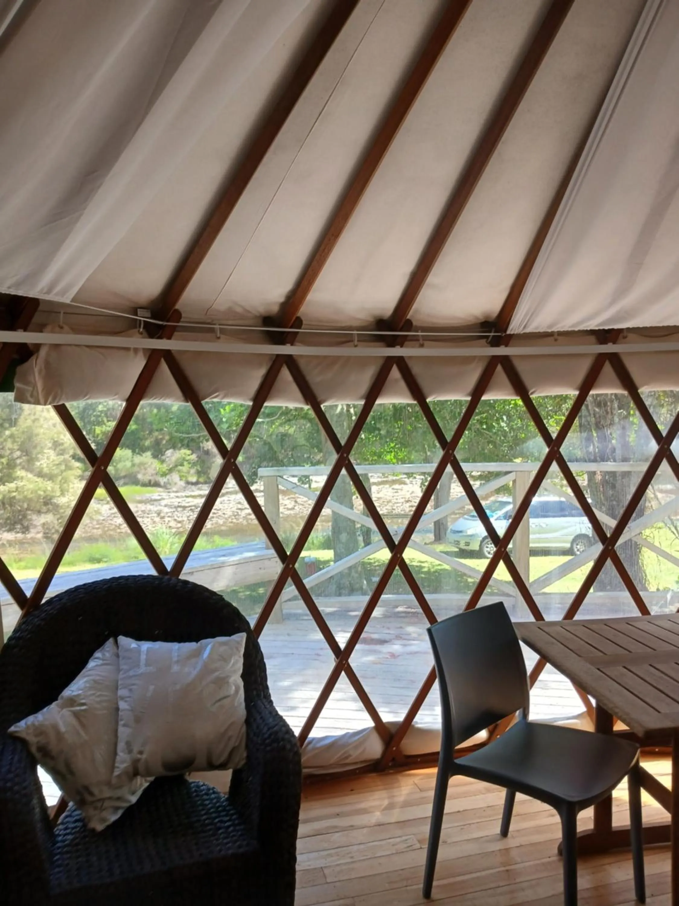 Dining area in Bay of Islands Holiday Park