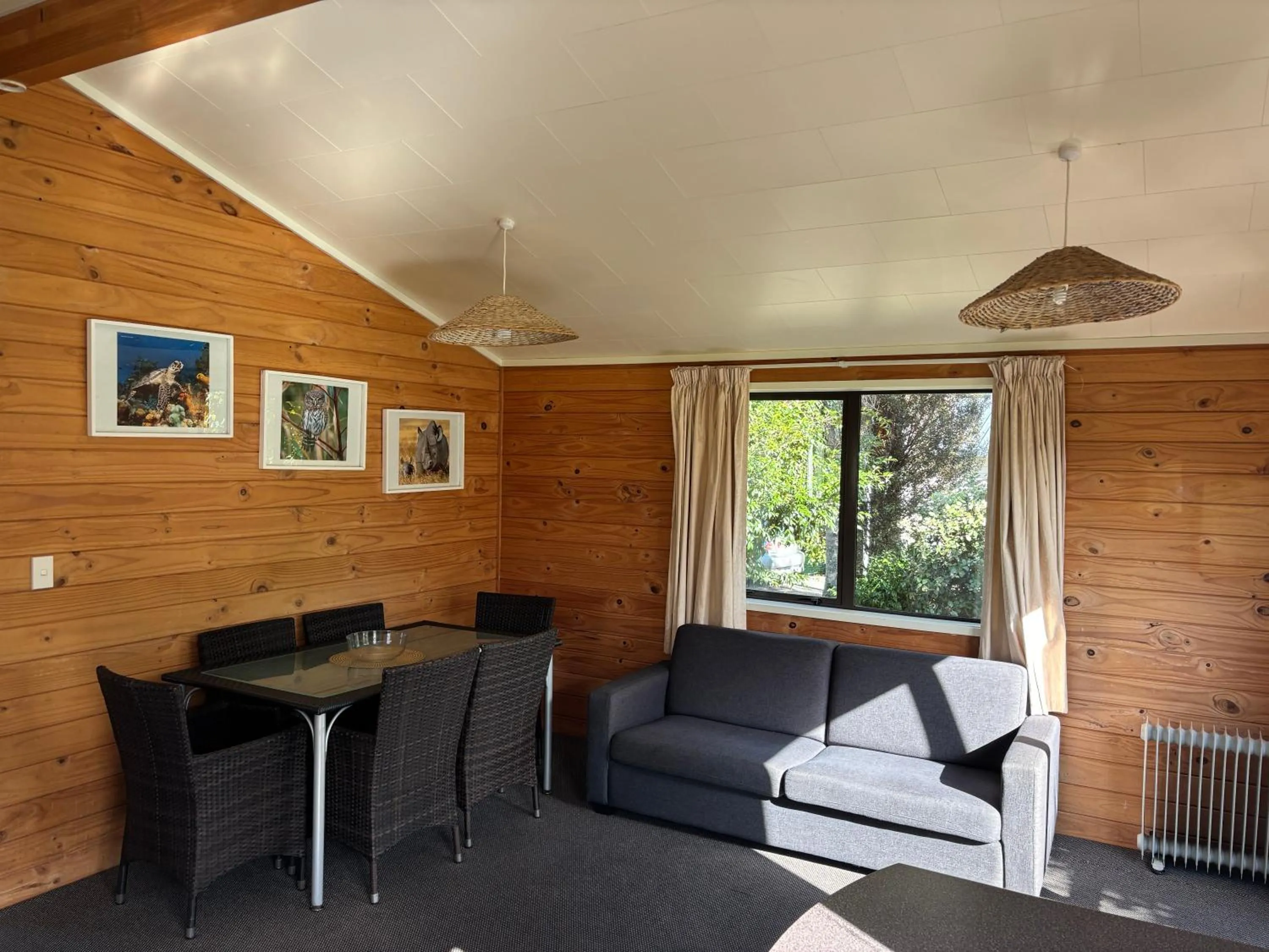 Living room in Bay of Islands Holiday Park