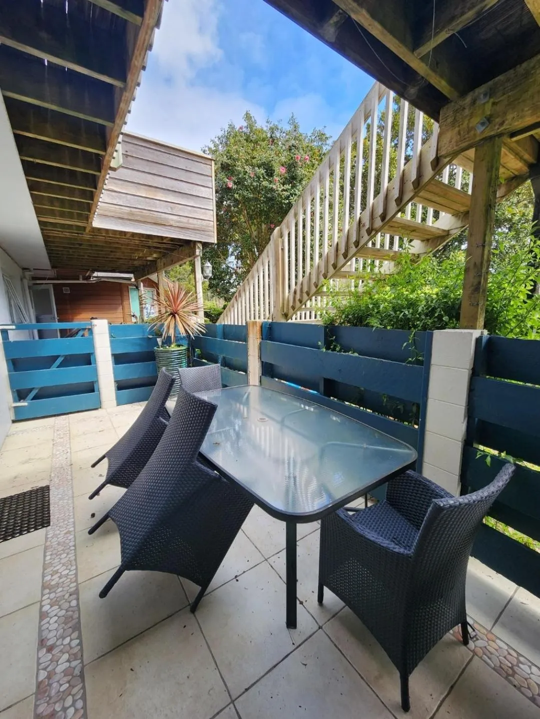 Patio in Bay of Islands Holiday Park