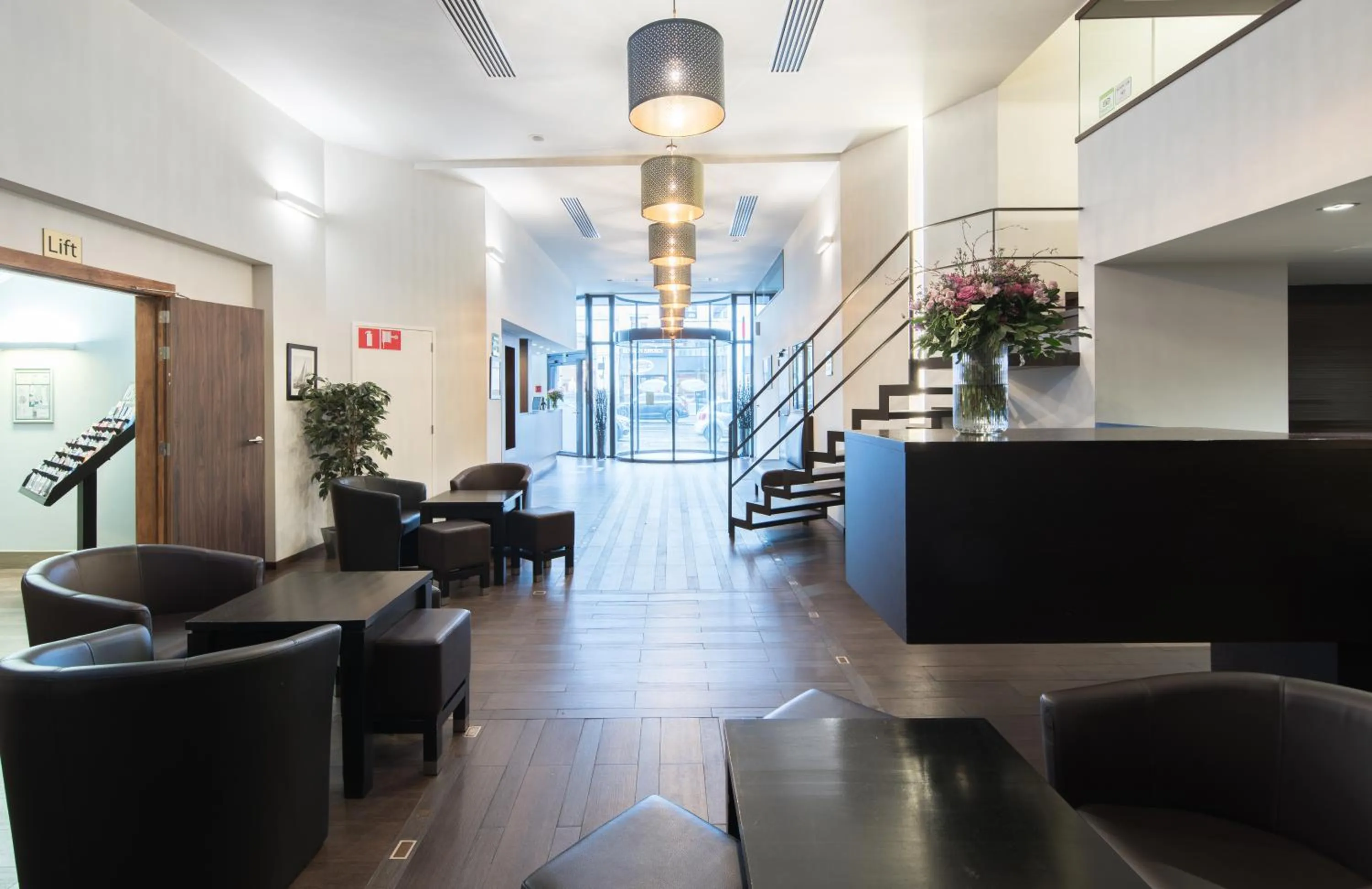 Lobby or reception in Hotel Chambord