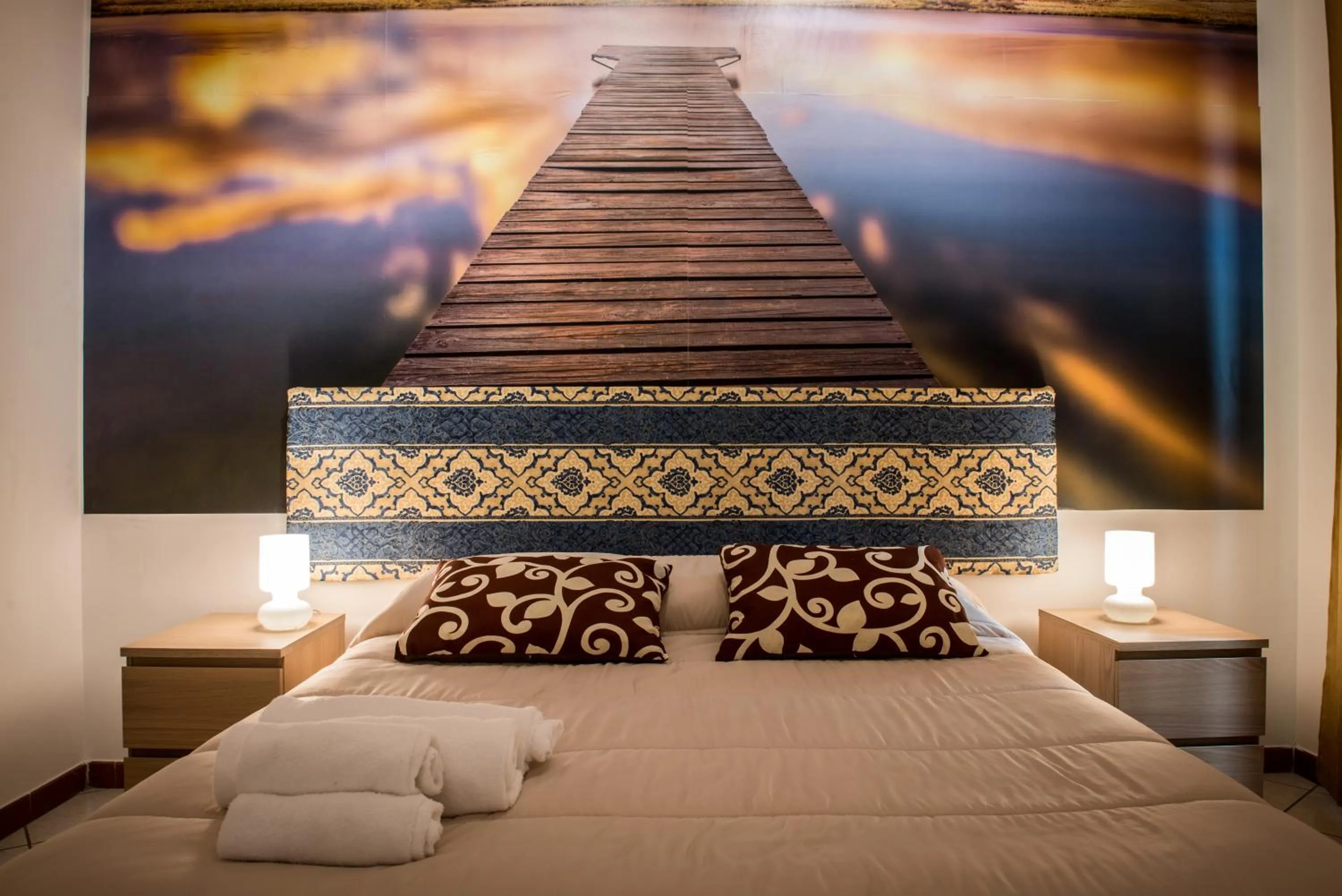 Bed in B&B Luxury Salerno Central