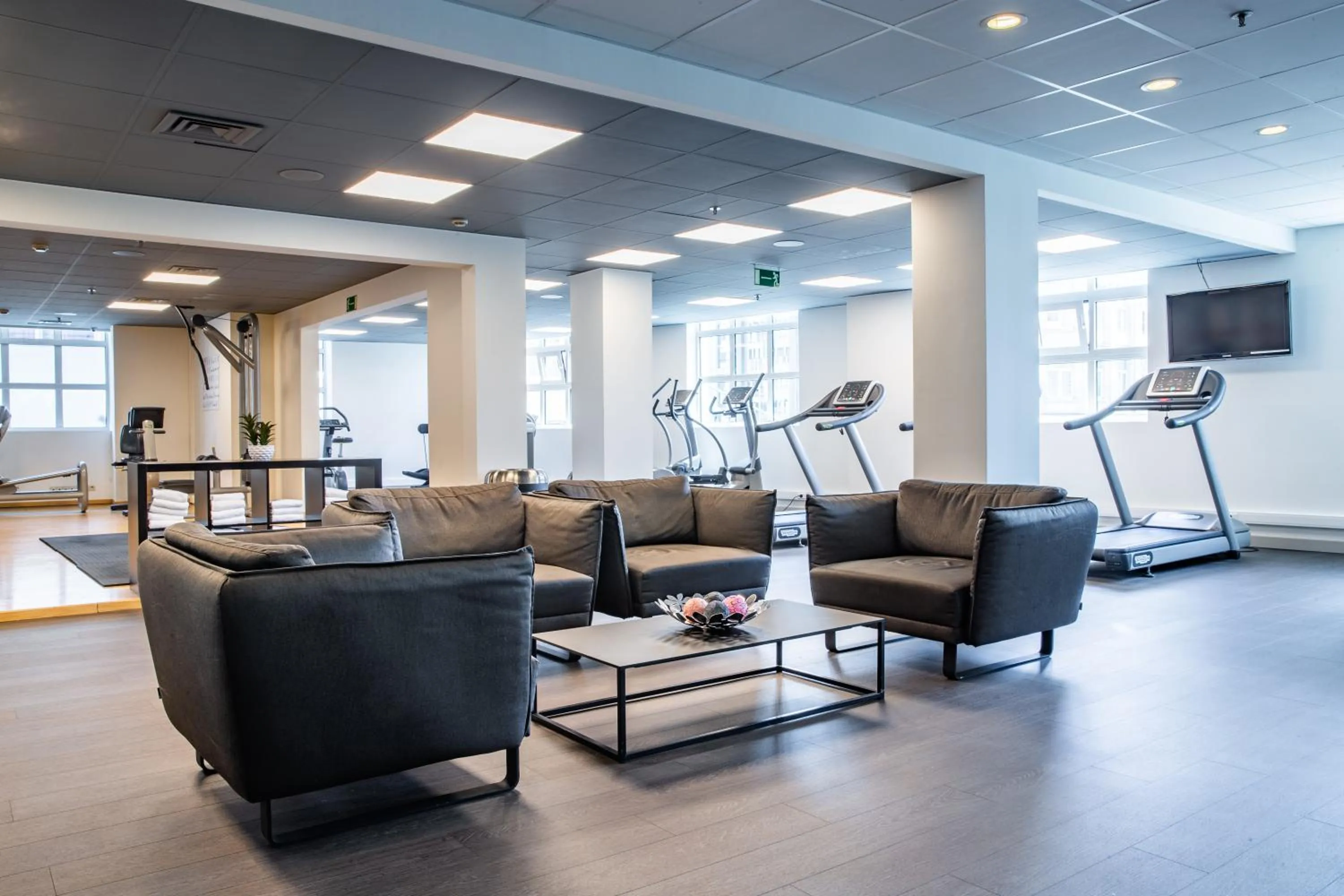 Fitness centre/facilities in Radisson Blu Hotel, Antwerp City Centre