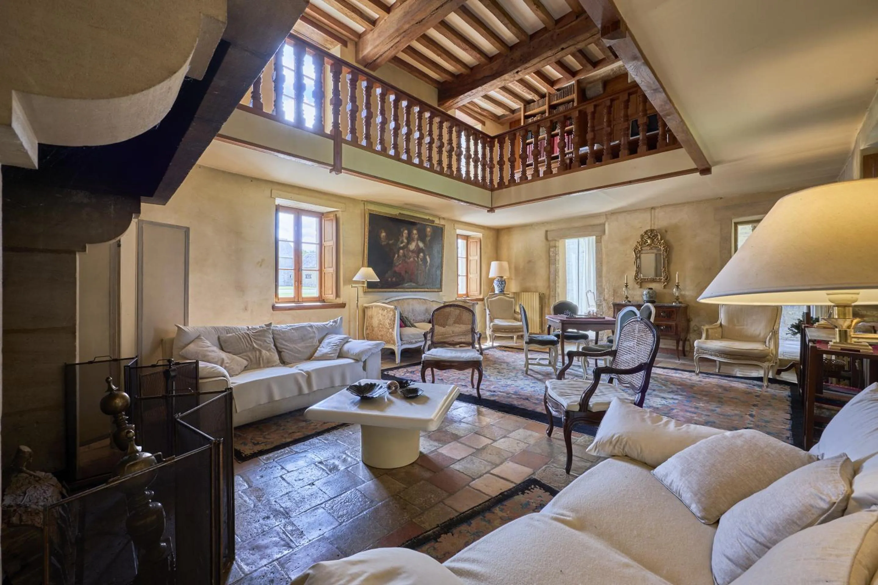 Living room in MANOIR du QUESNAY