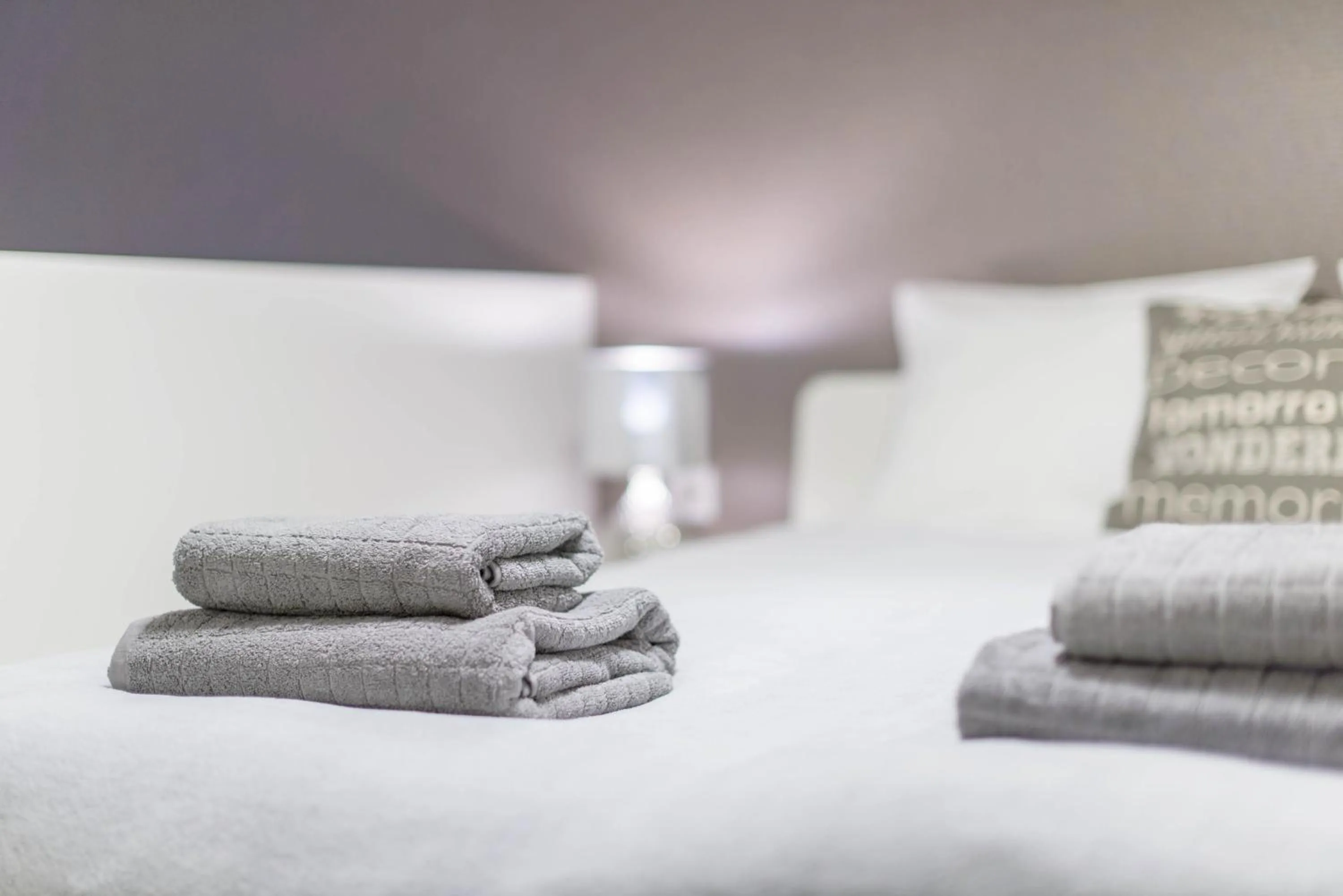 Bedroom, Bed in happy home JOY