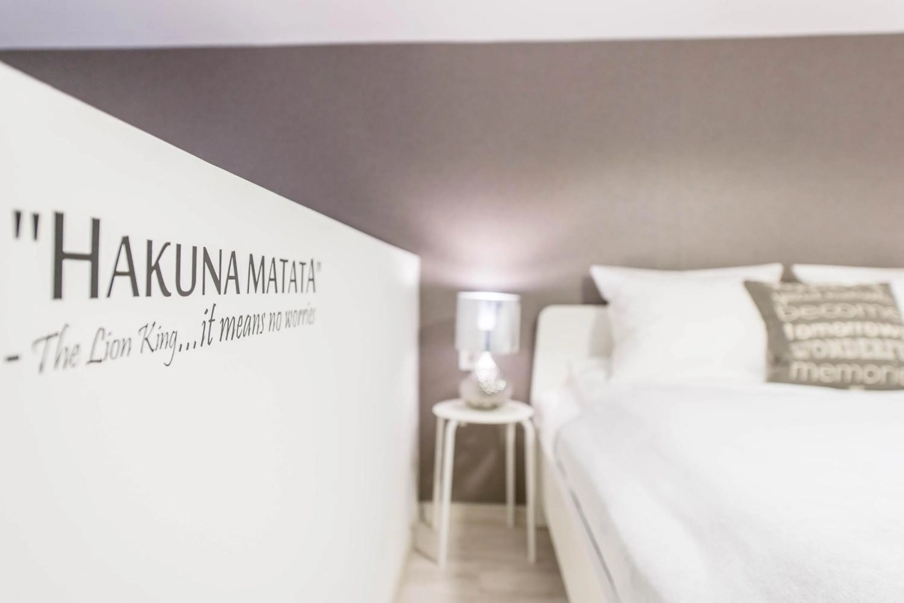 Bedroom, Bed in happy home JOY