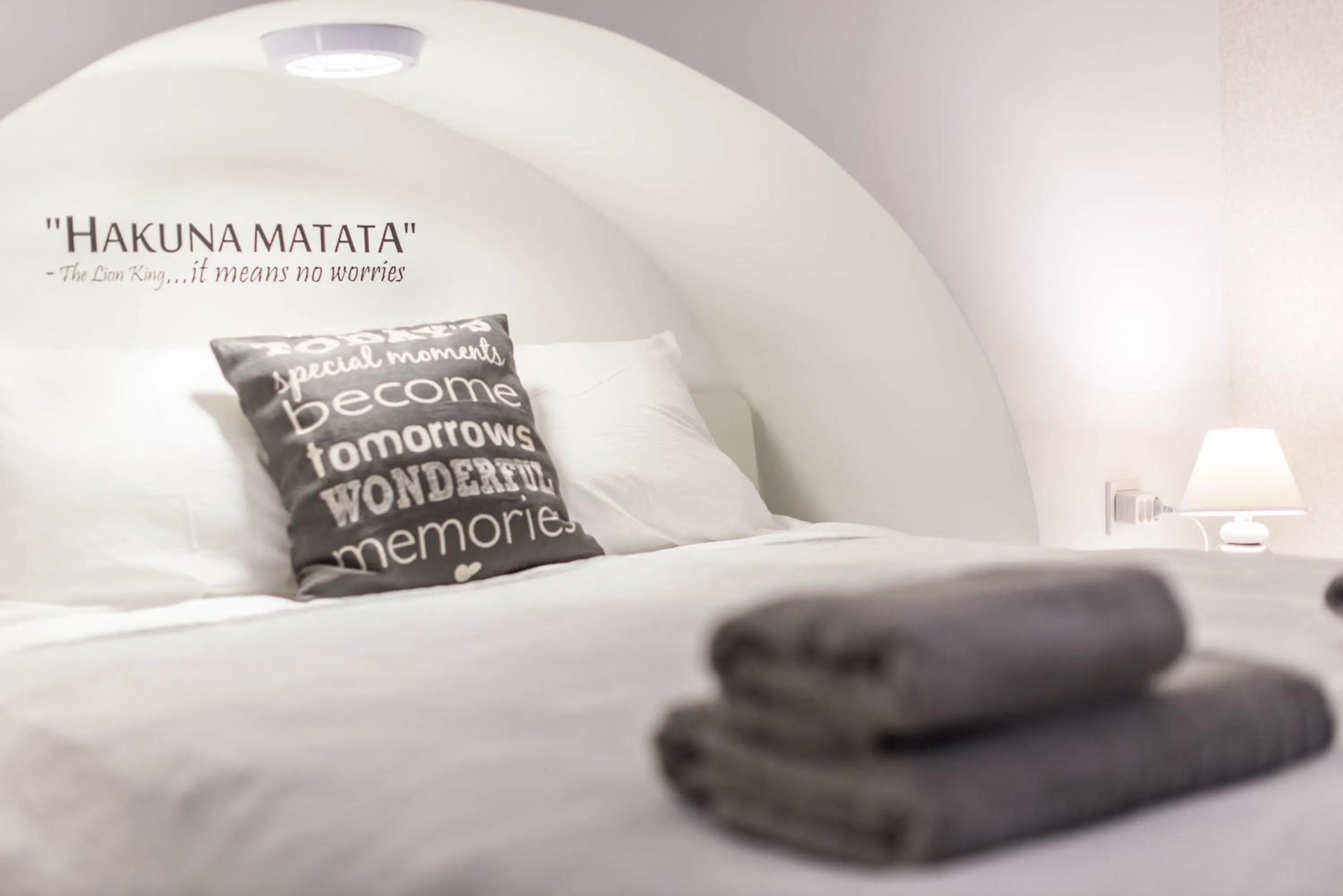 Bedroom, Bed in happy home JOY