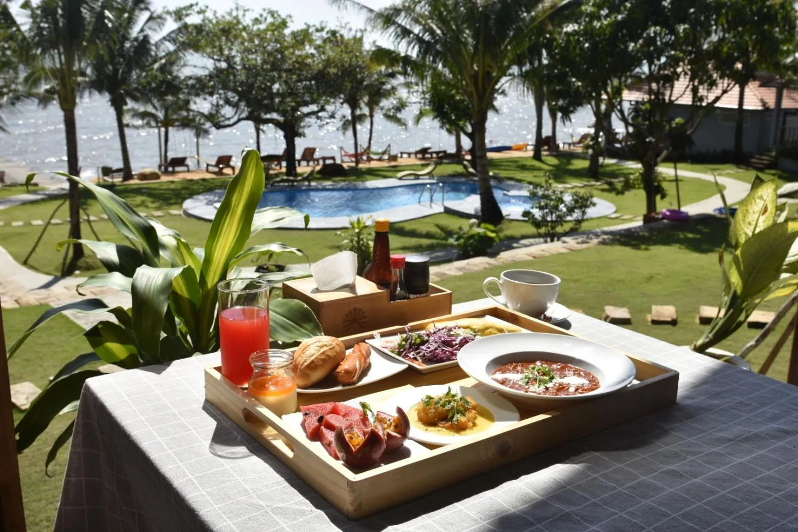 Pool view in Cosian Bay Phu Quoc Resort
