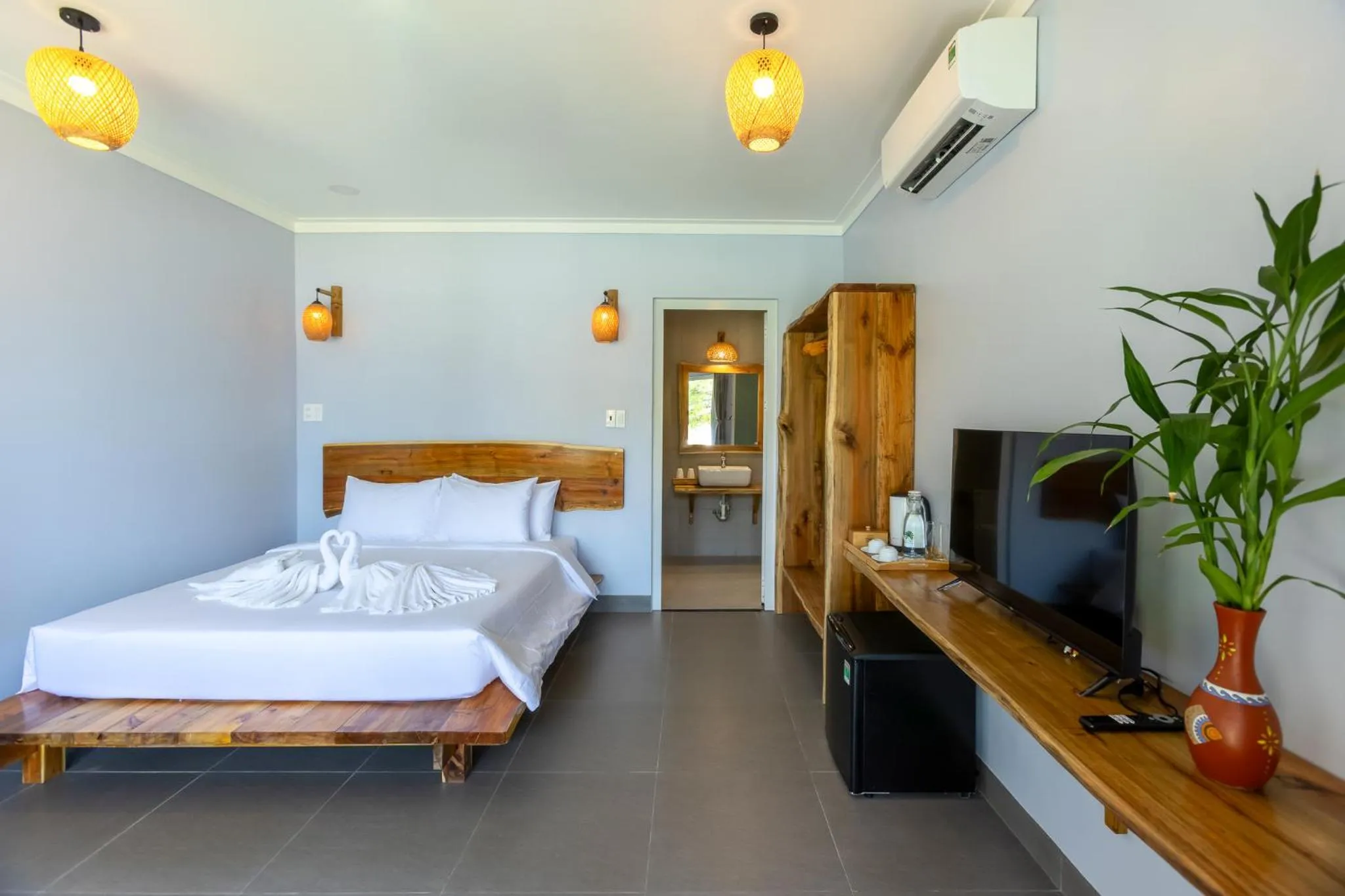 Bed in Cosiana Resort