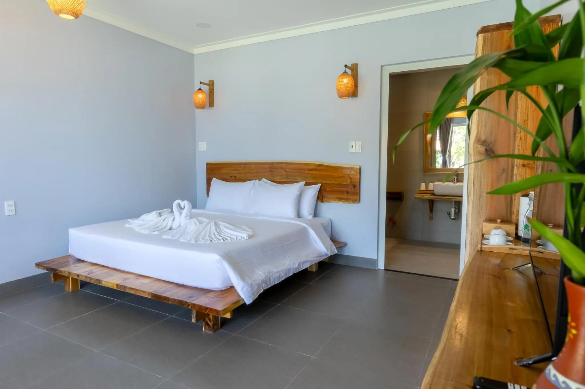 Bed in Cosiana Resort