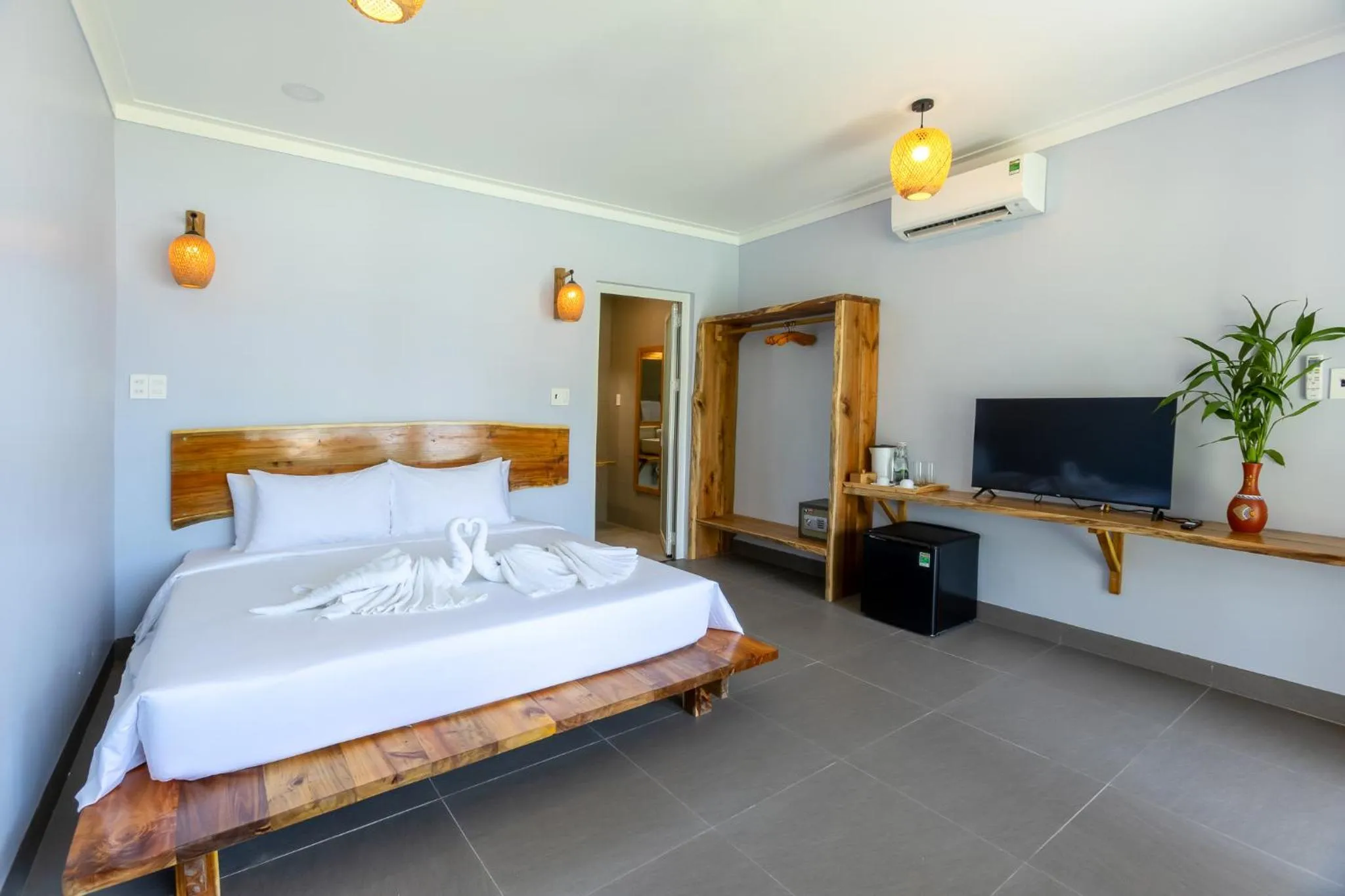 Bed in Cosiana Resort