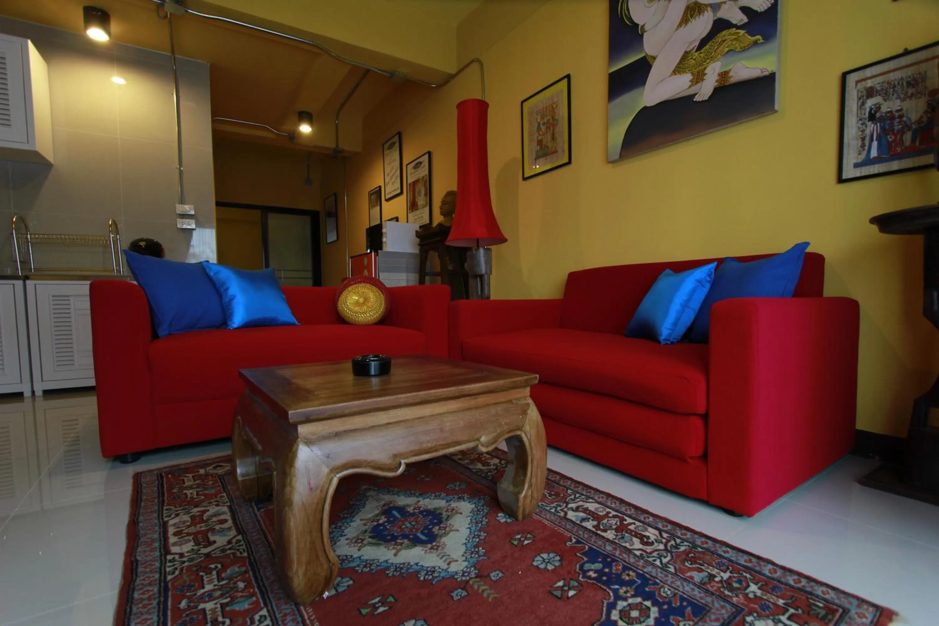 Living room in Chez Pom