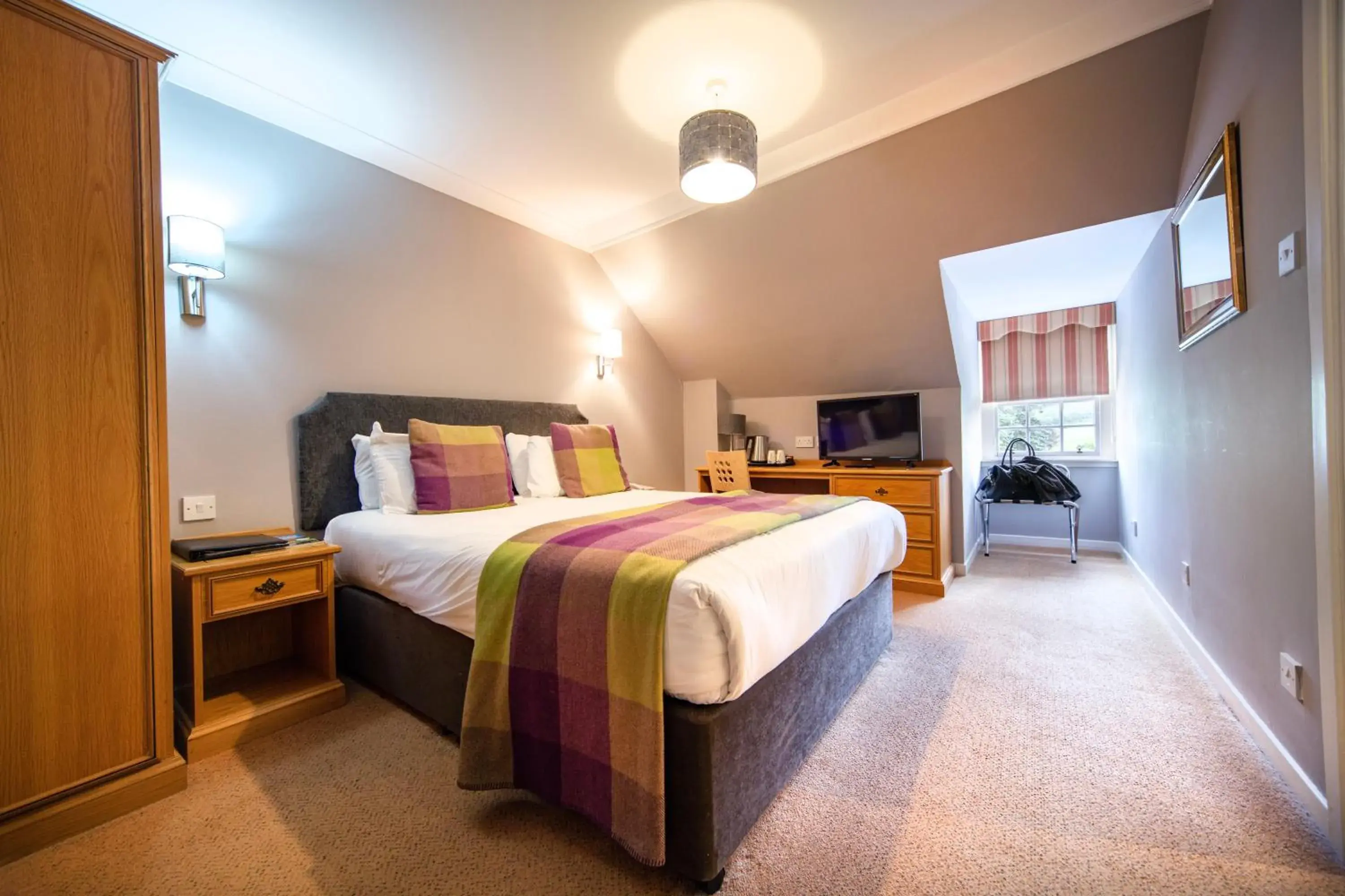 Bedroom, Bed in Barony Castle Hotel Bedroom, Bed in Barony Castle Hotel