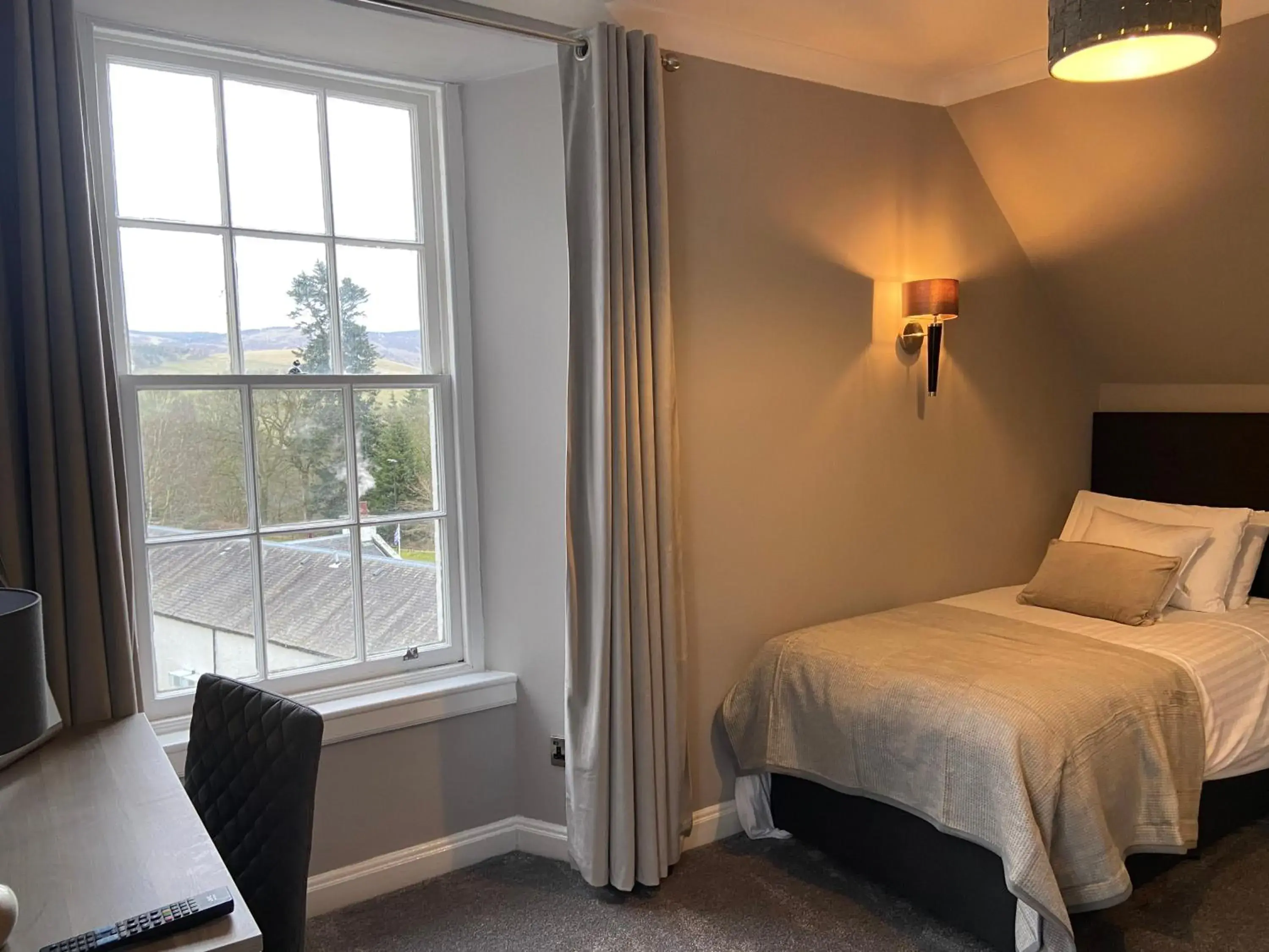 Bedroom, Bed in Barony Castle Hotel Bedroom, Bed in Barony Castle Hotel