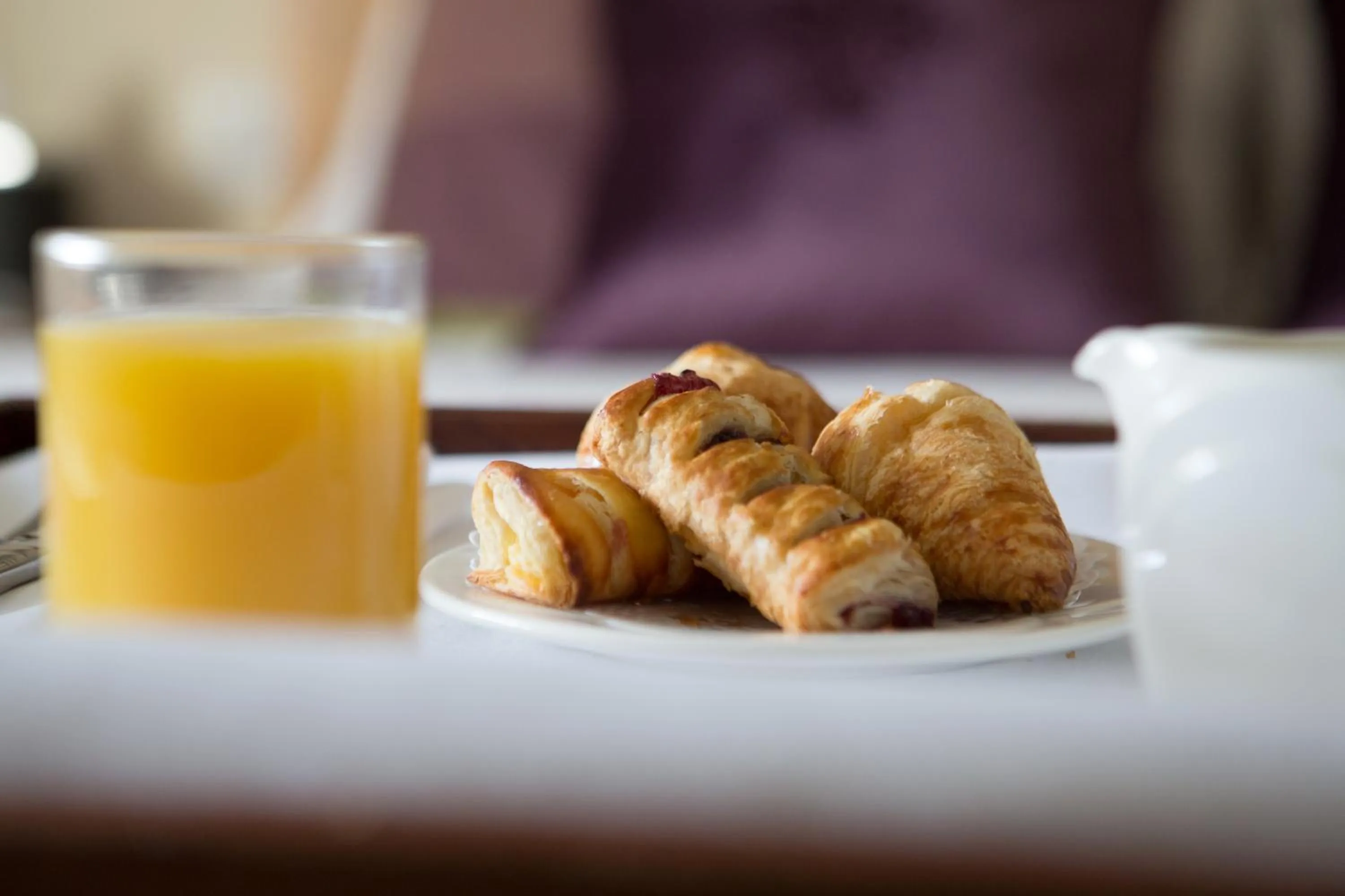 Continental breakfast in Barony Castle Hotel