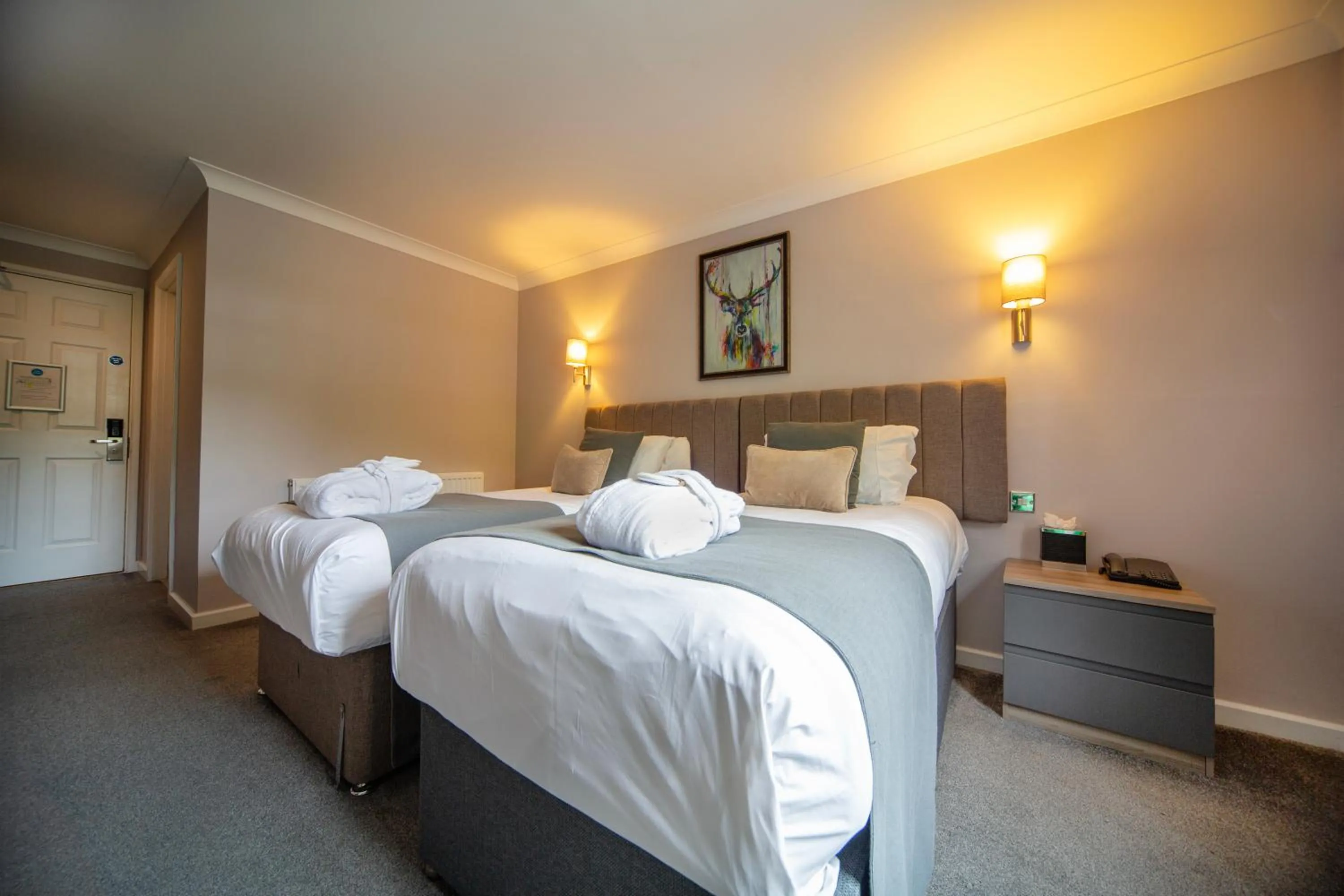 Bedroom, Bed in Barony Castle Hotel