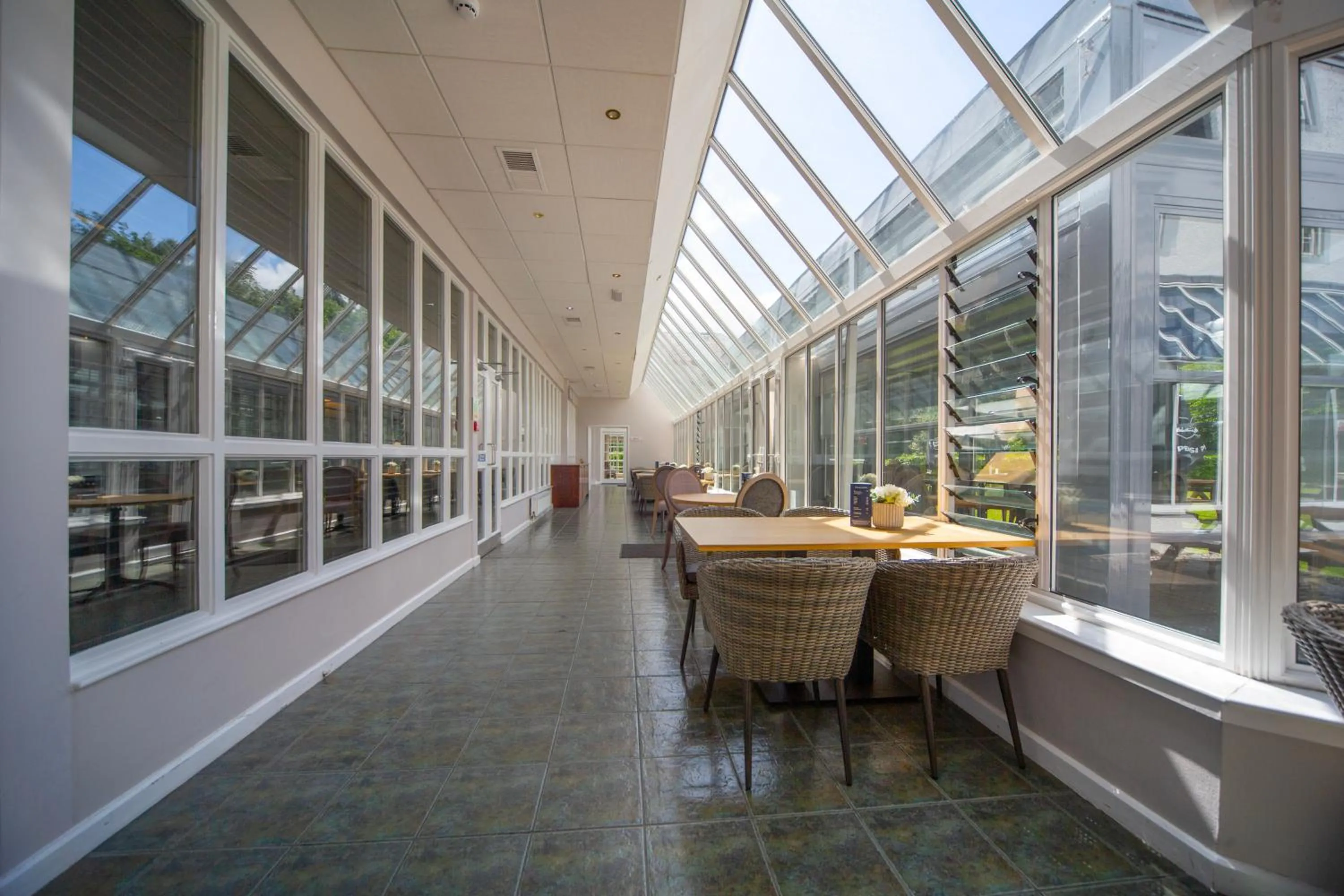 Seating area in Barony Castle Hotel