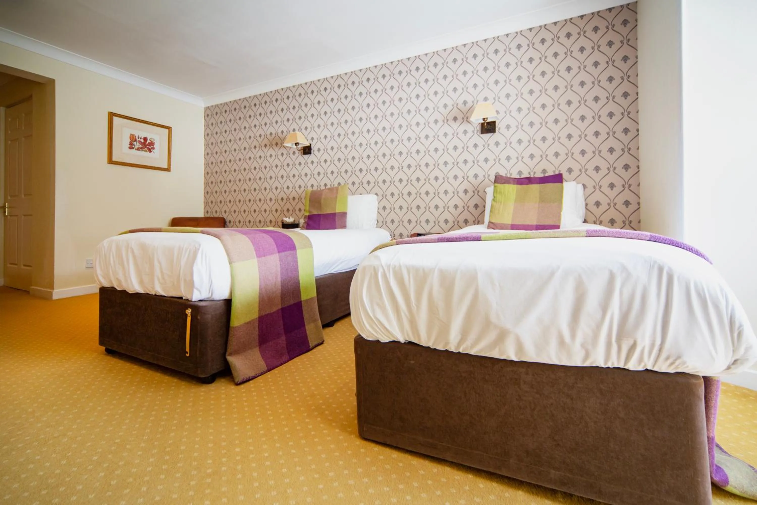 Bedroom, Bed in Barony Castle Hotel