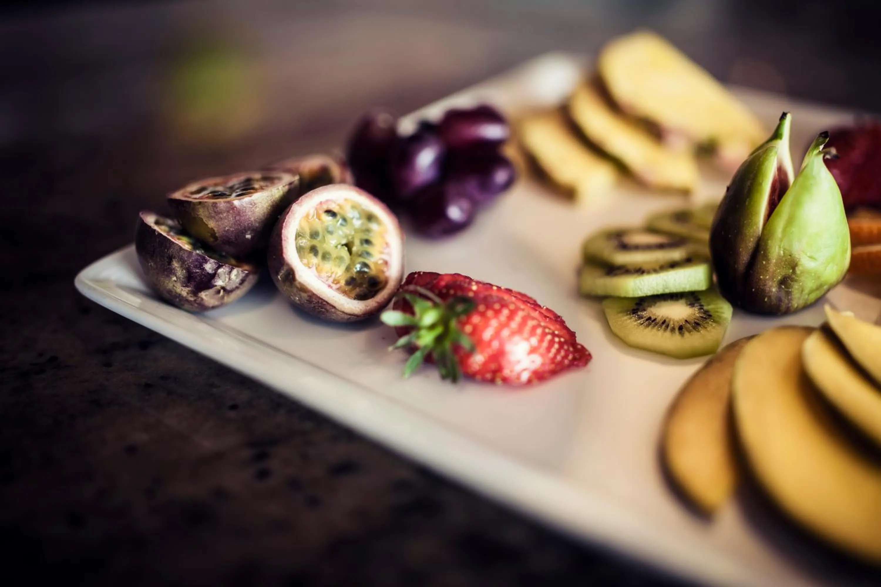 Food close-up in Carlton George Hotel
