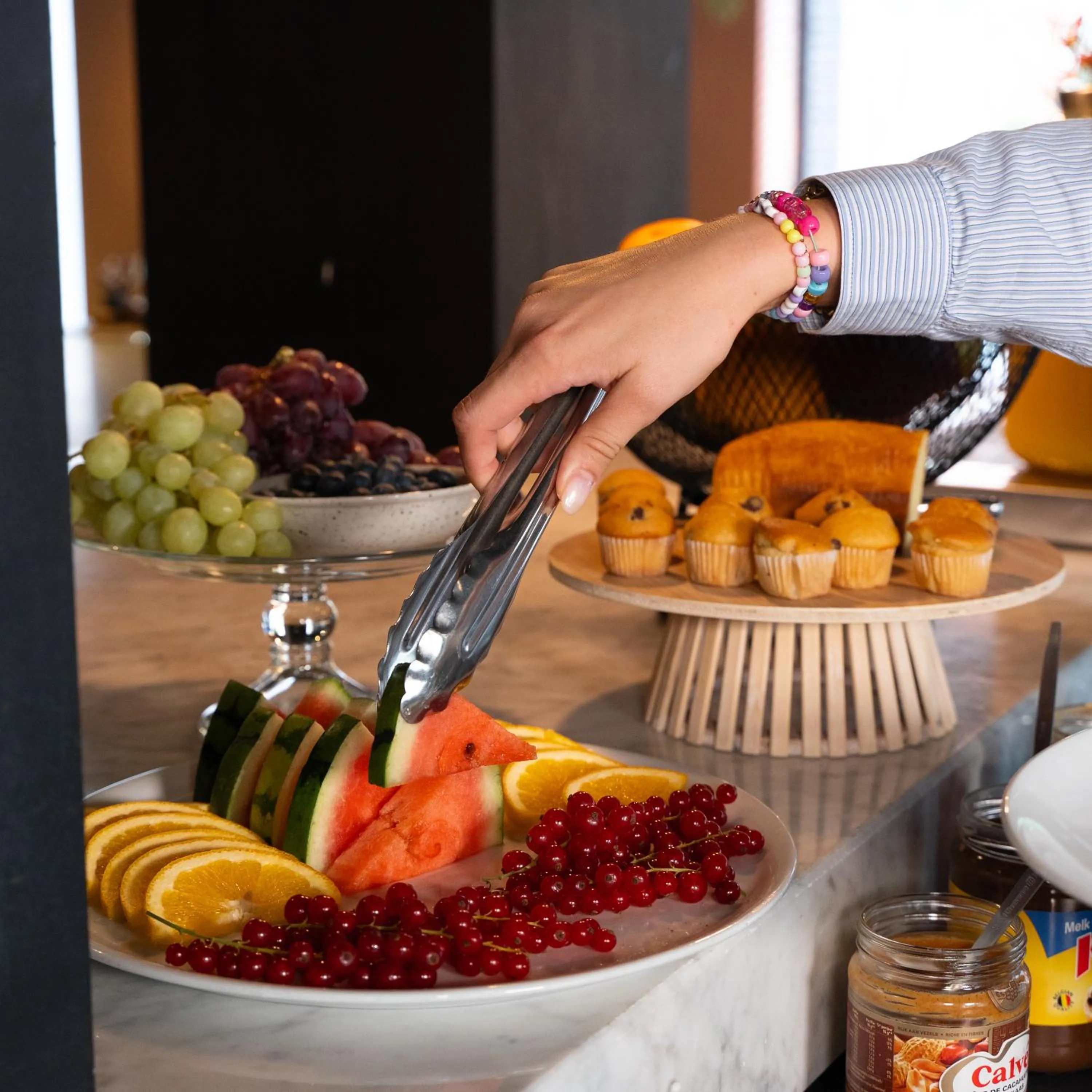 Dining area in YUP Hotel