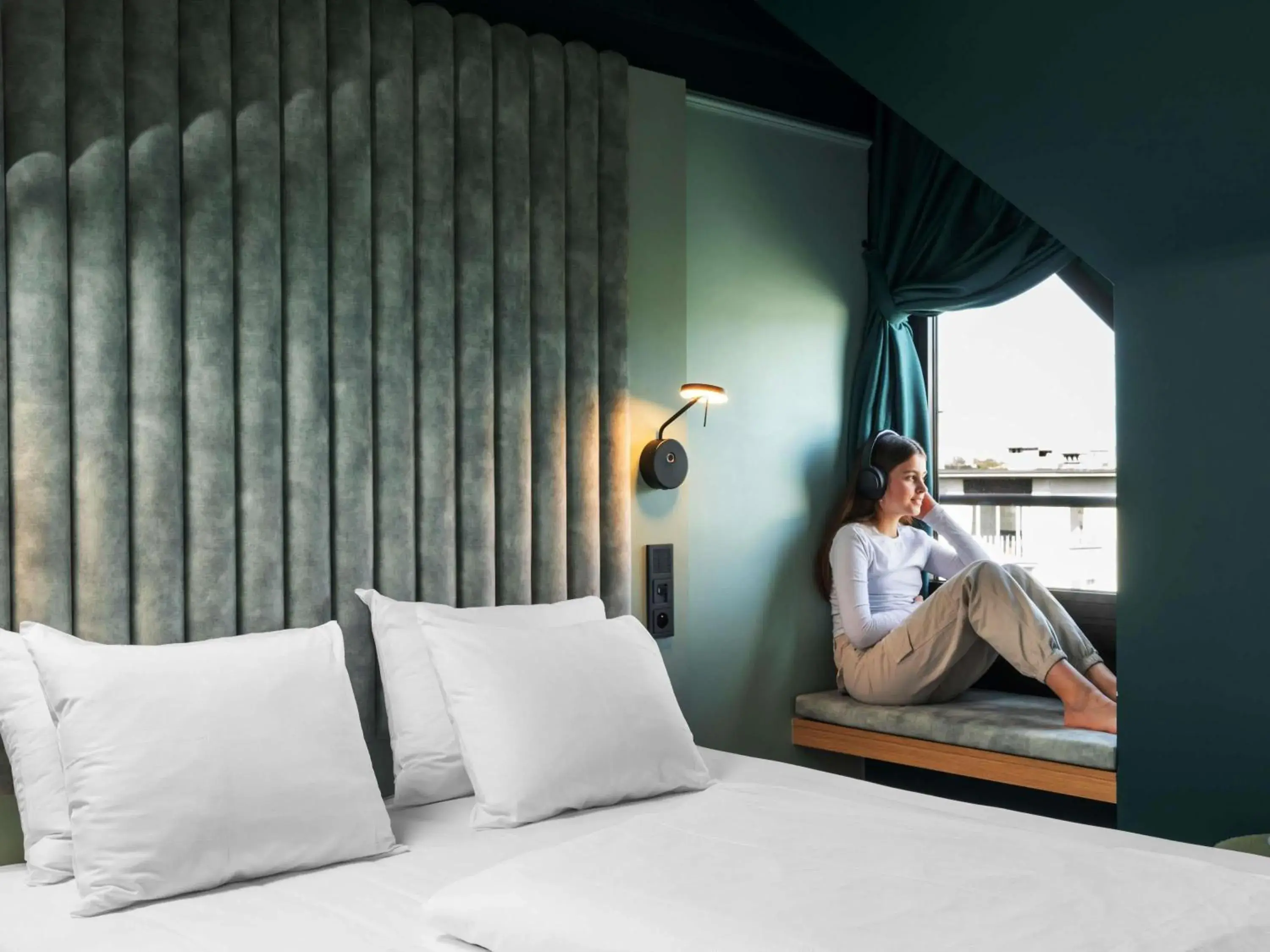 Bedroom, Bed in ibis Styles Hasselt City Centre Bedroom, Bed in ibis Styles Hasselt City Centre