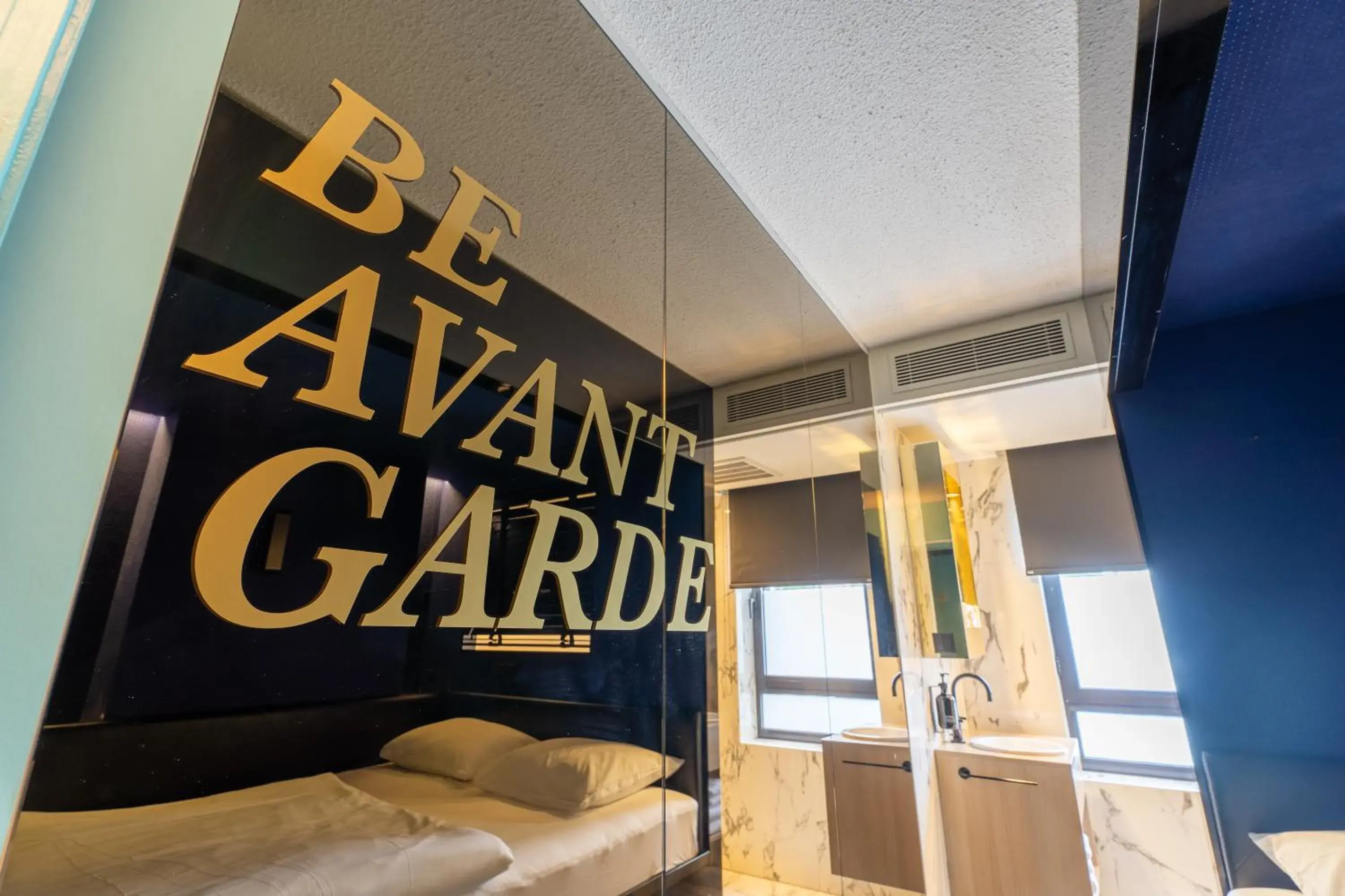 Bed in YUP Hotel Bed in YUP Hotel