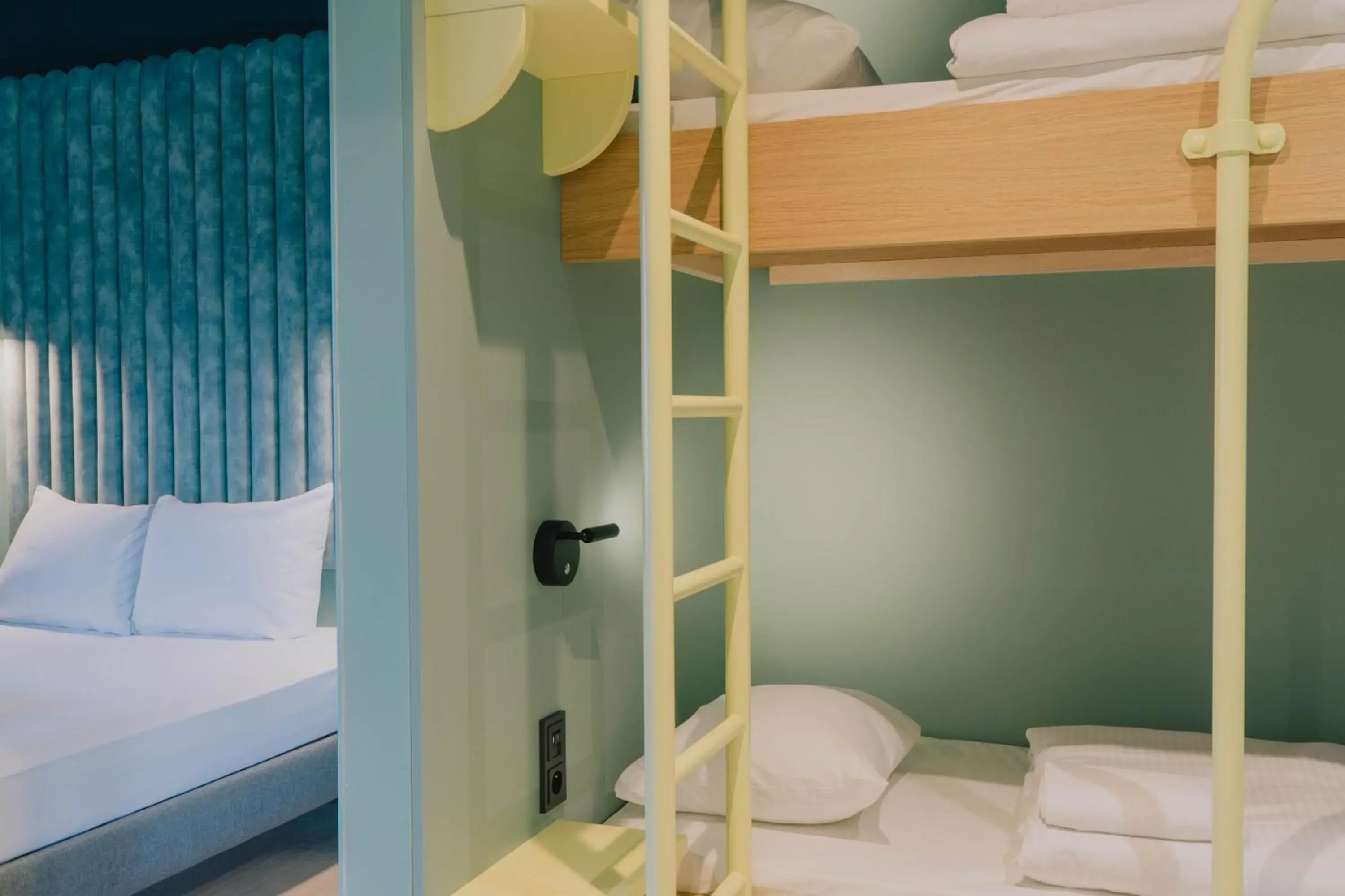 Bed in YUP Hotel Bed in YUP Hotel