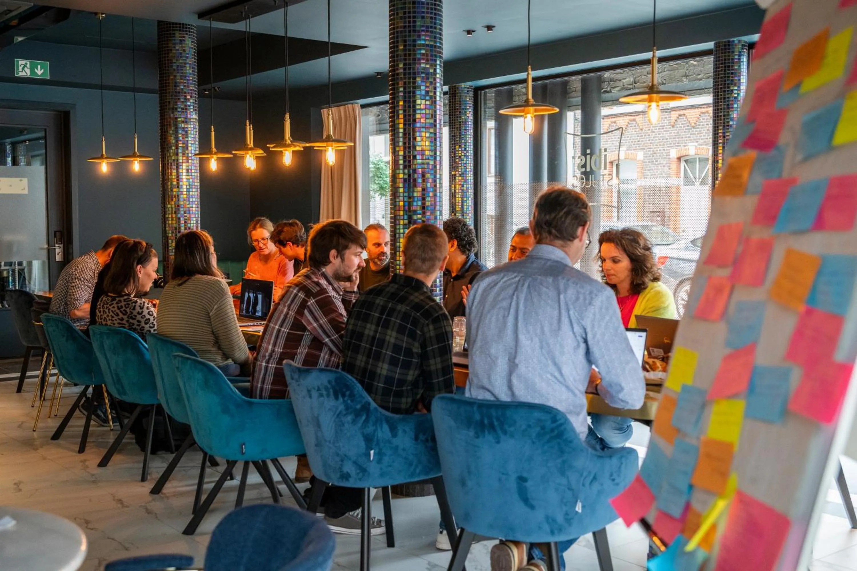 People in ibis Styles Hasselt City Centre