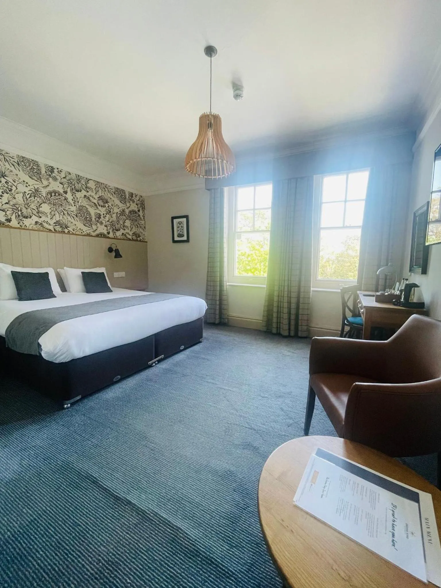 View (from property/room), Bed in Cedars Inn by Greene King Inns