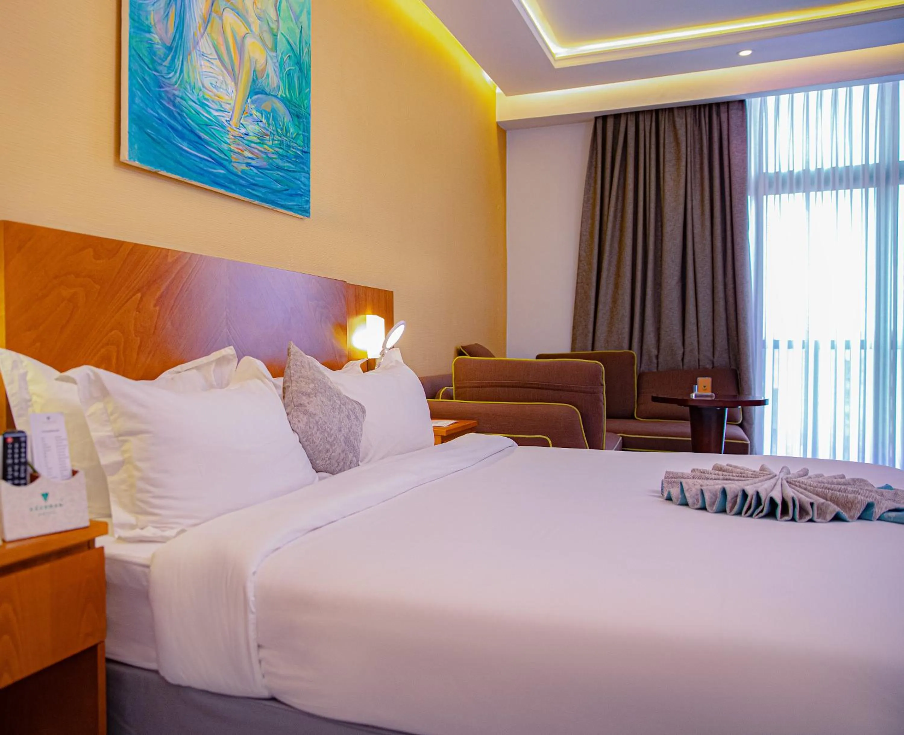 Bed in Azzeman Hotel