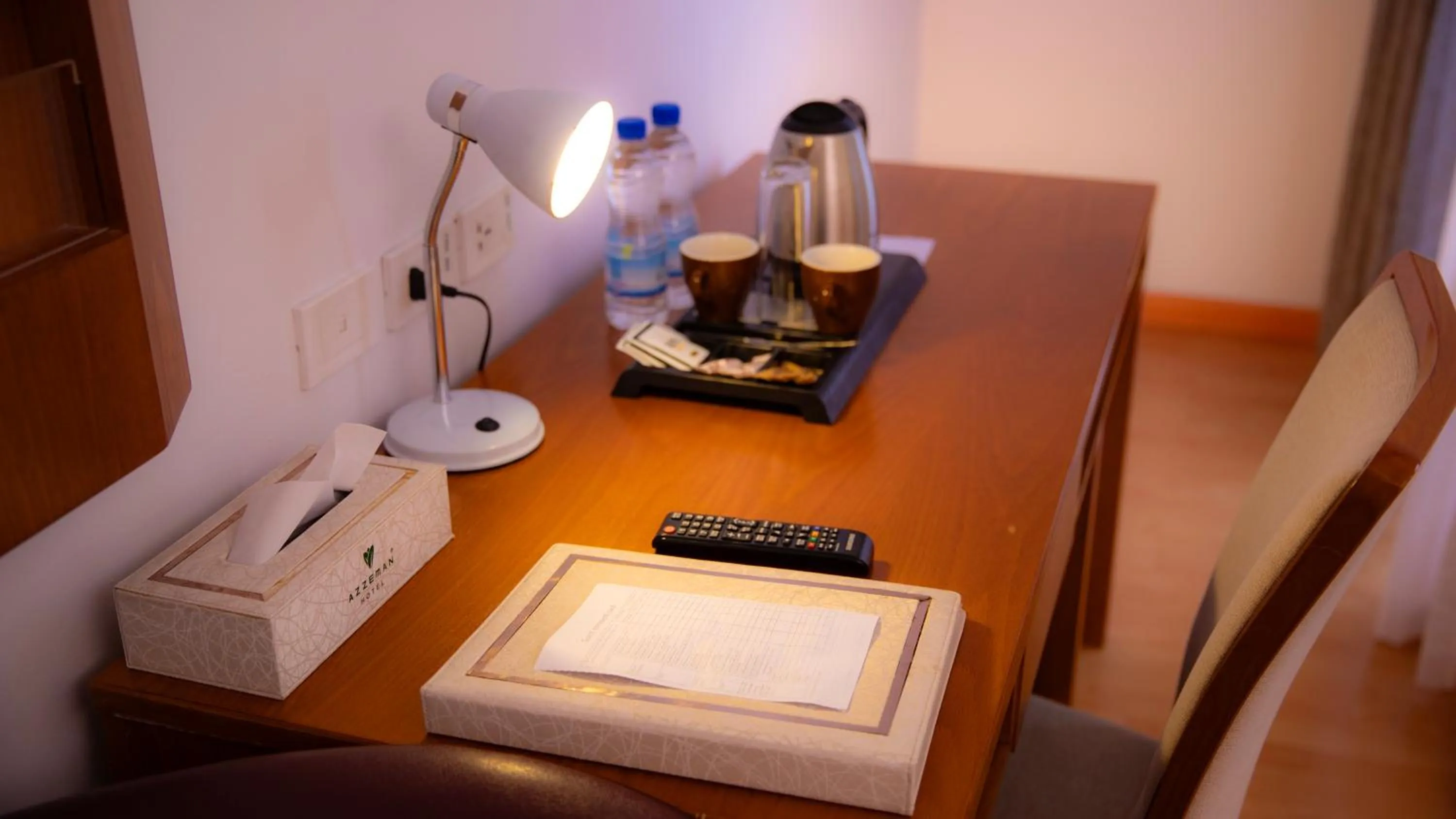 Seating area in Azzeman Hotel