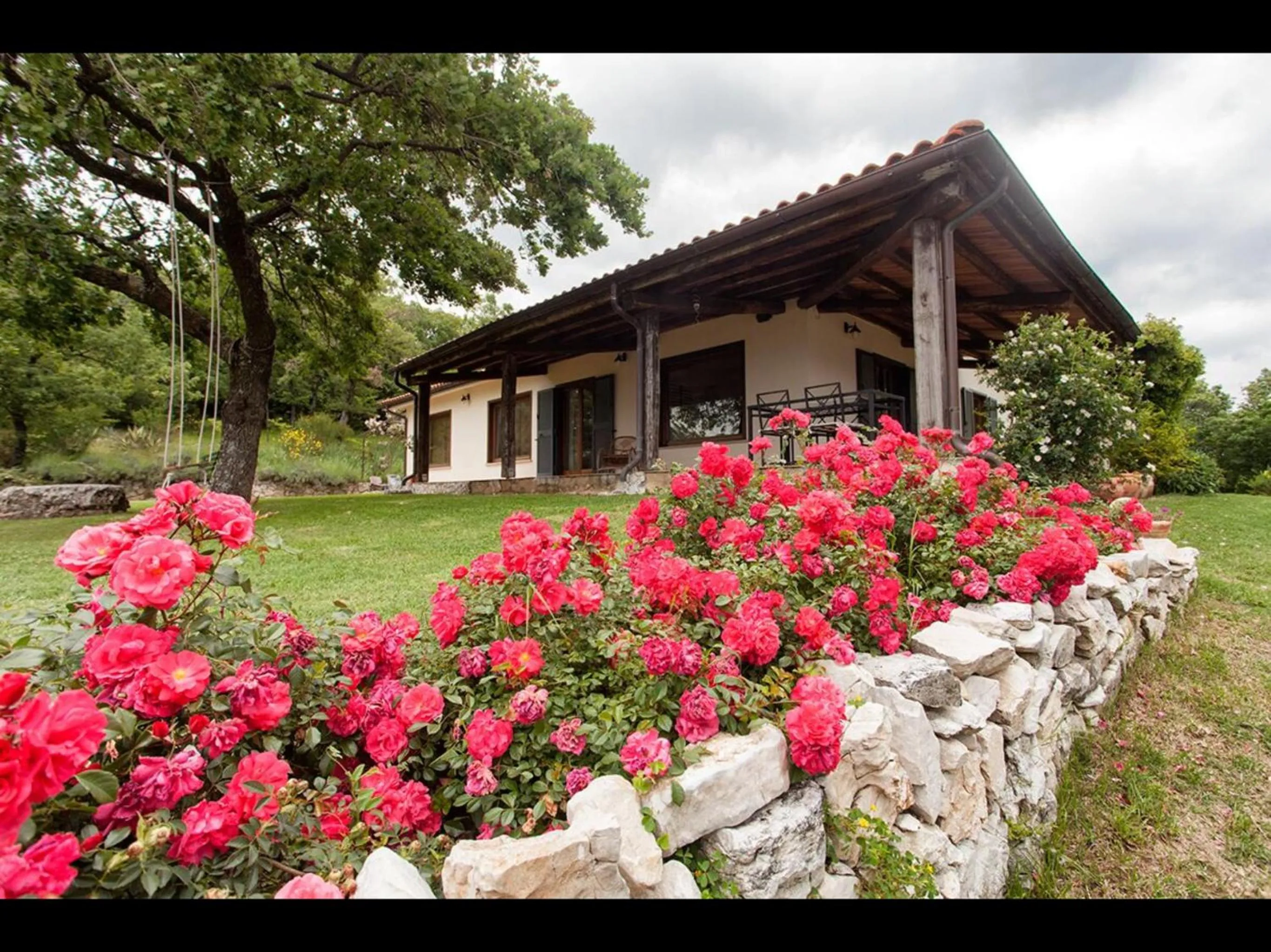 Garden view in B&B da Odila