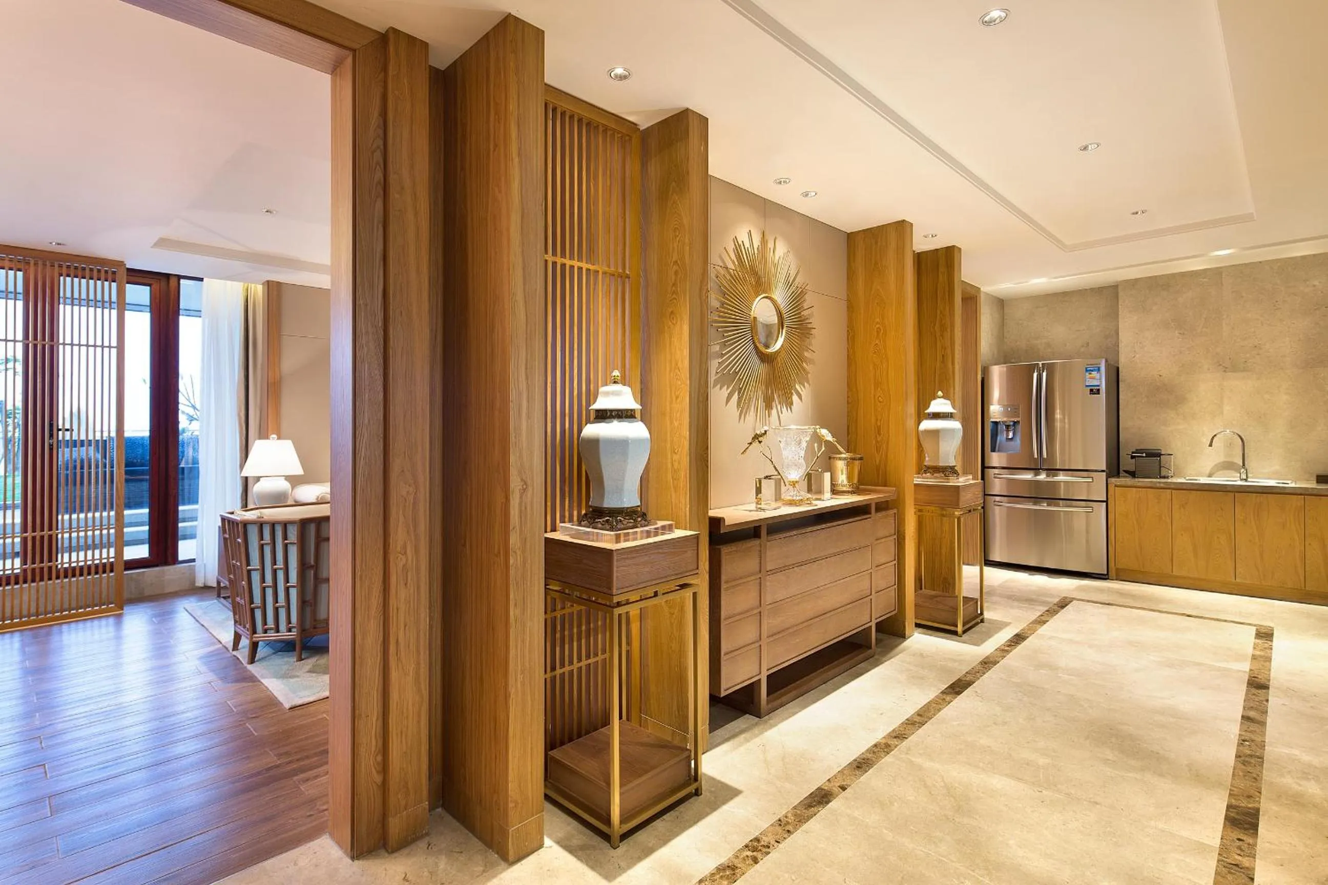 Kitchen or kitchenette in Wyndham Grand Plaza Royale Wenchang