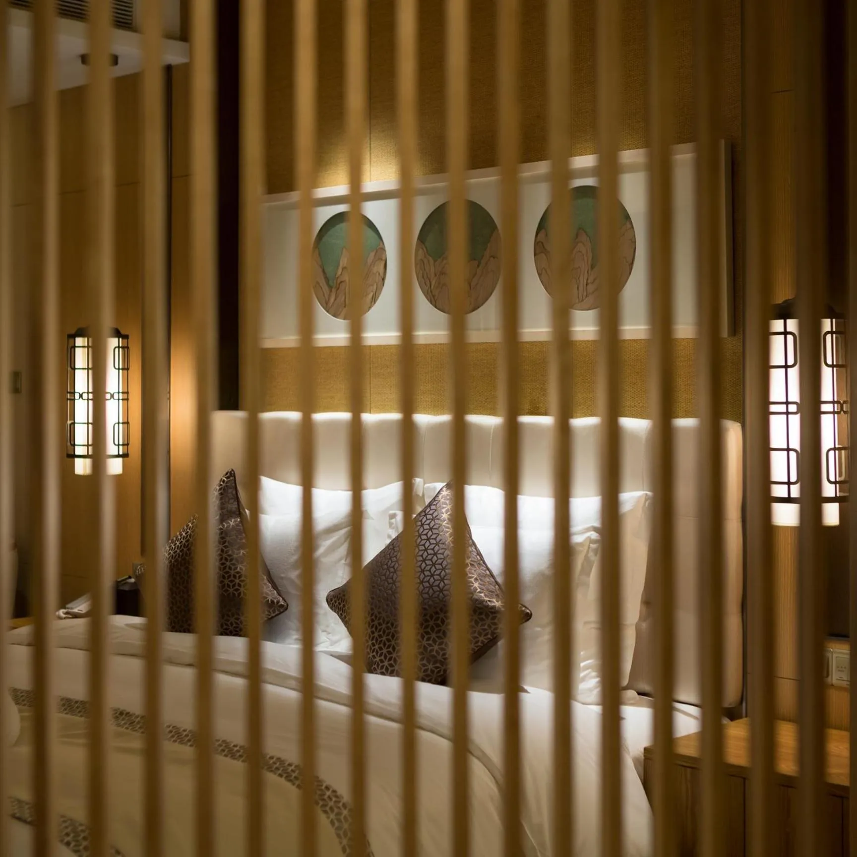 Bed in Wyndham Grand Plaza Royale Wenchang