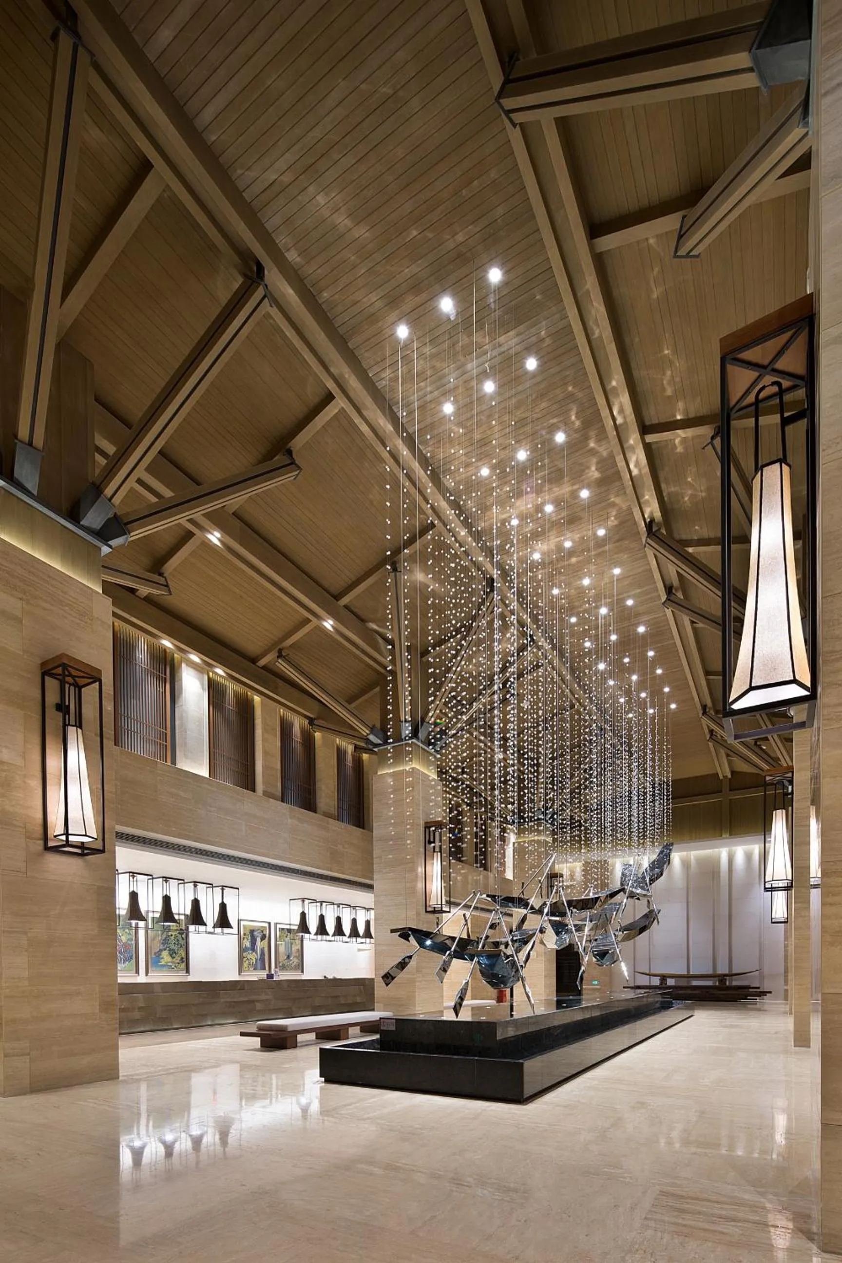 Lobby or reception in Wyndham Grand Plaza Royale Wenchang