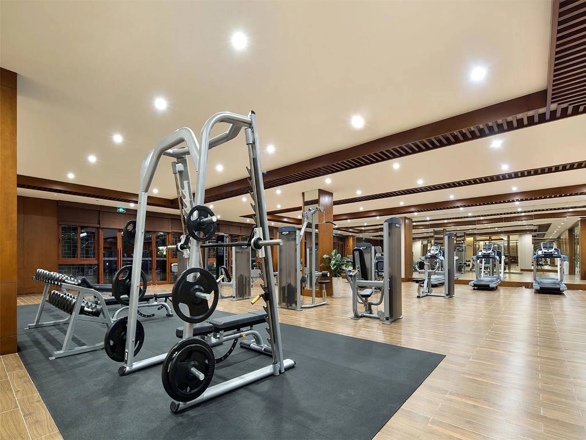 Fitness centre/facilities in Wyndham Grand Plaza Royale Wenchang
