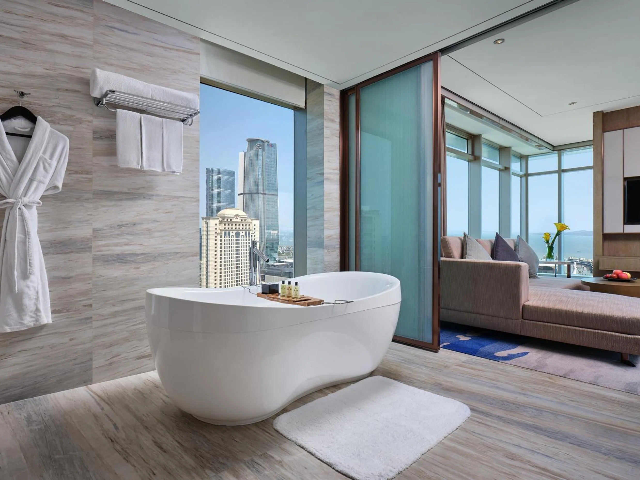 Bathroom in InterContinental Xiamen by IHG