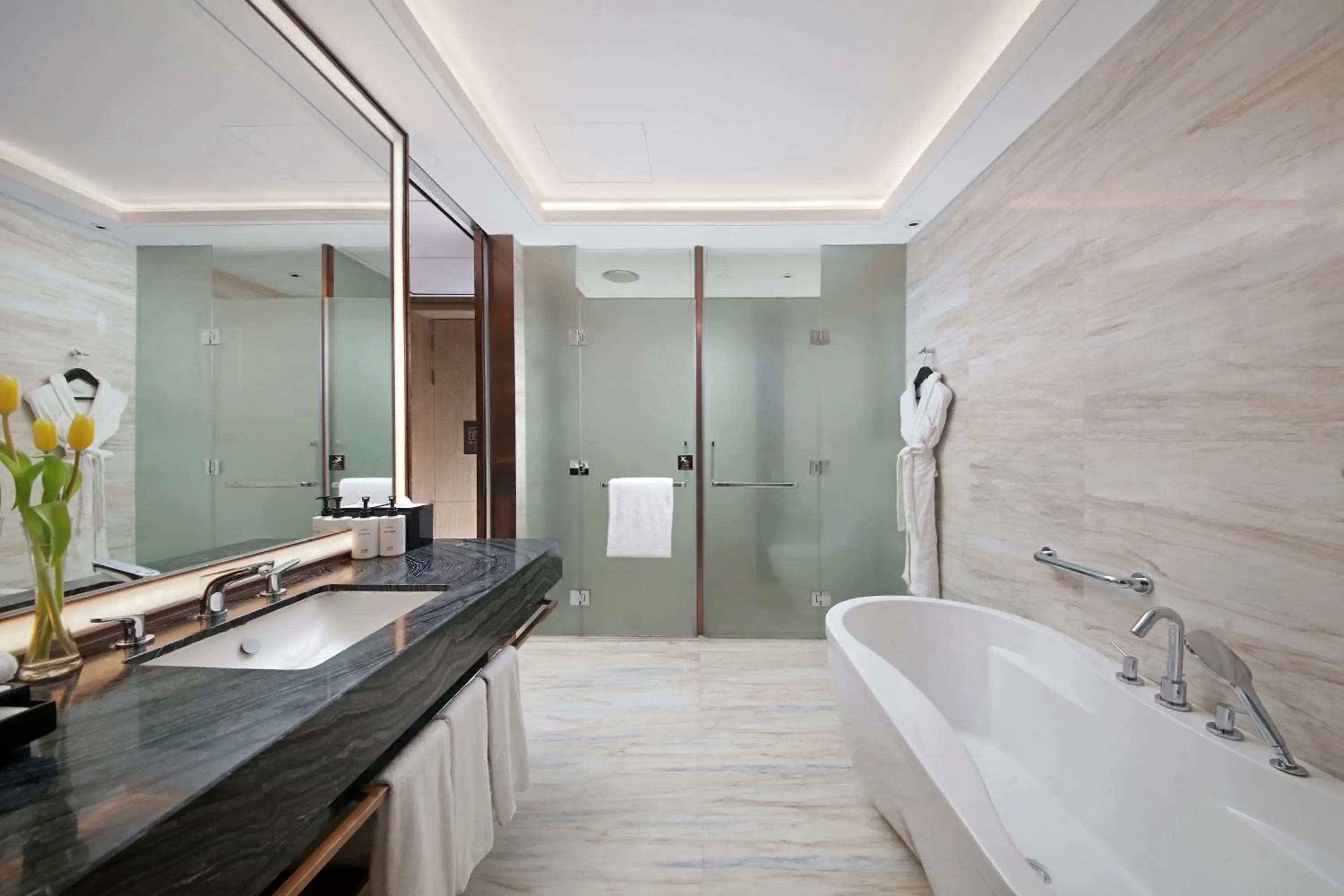 Bathroom in InterContinental Xiamen by IHG Bathroom in InterContinental Xiamen by IHG