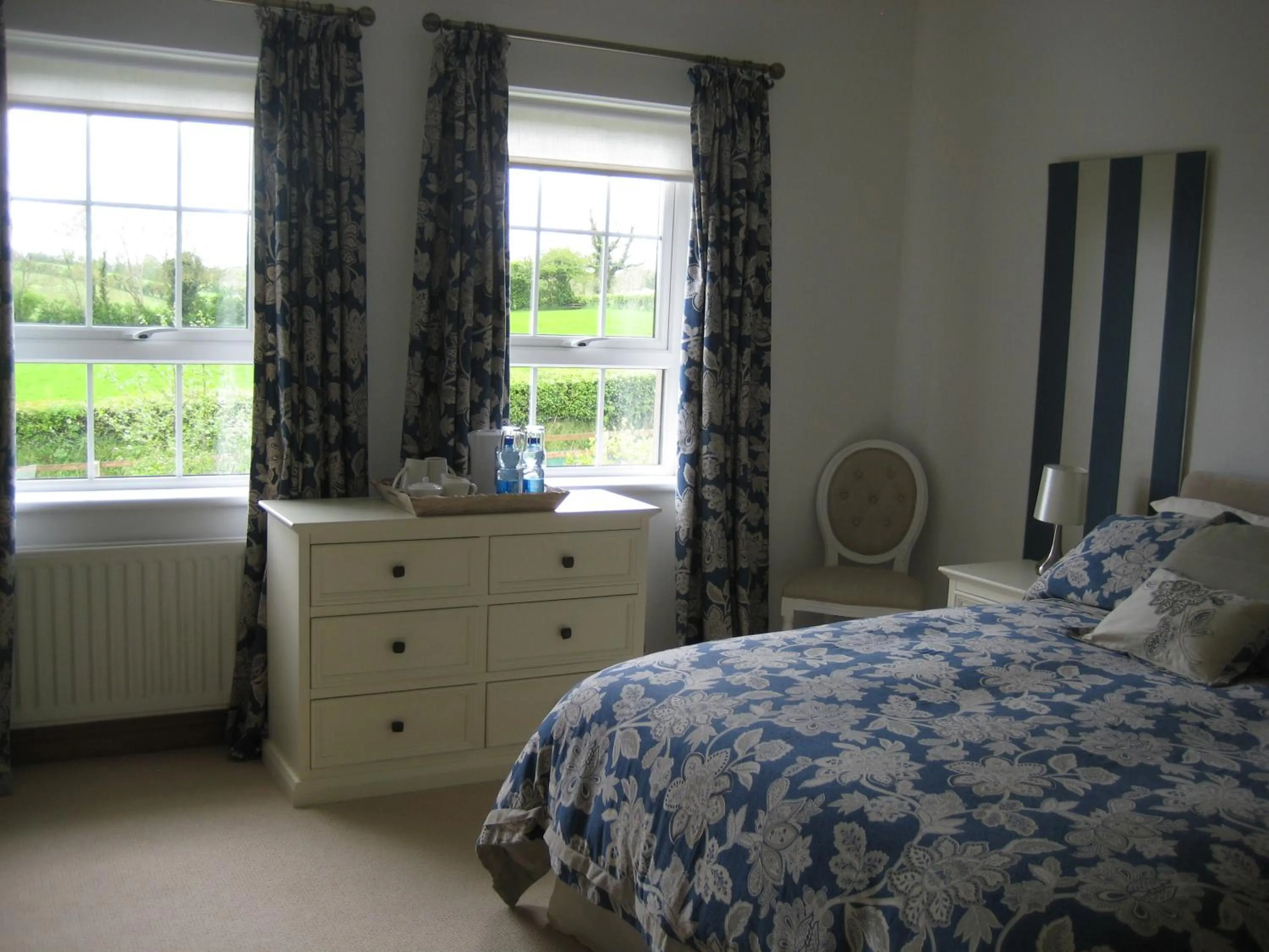 Bed in Drumspittal House Guest Accomodation