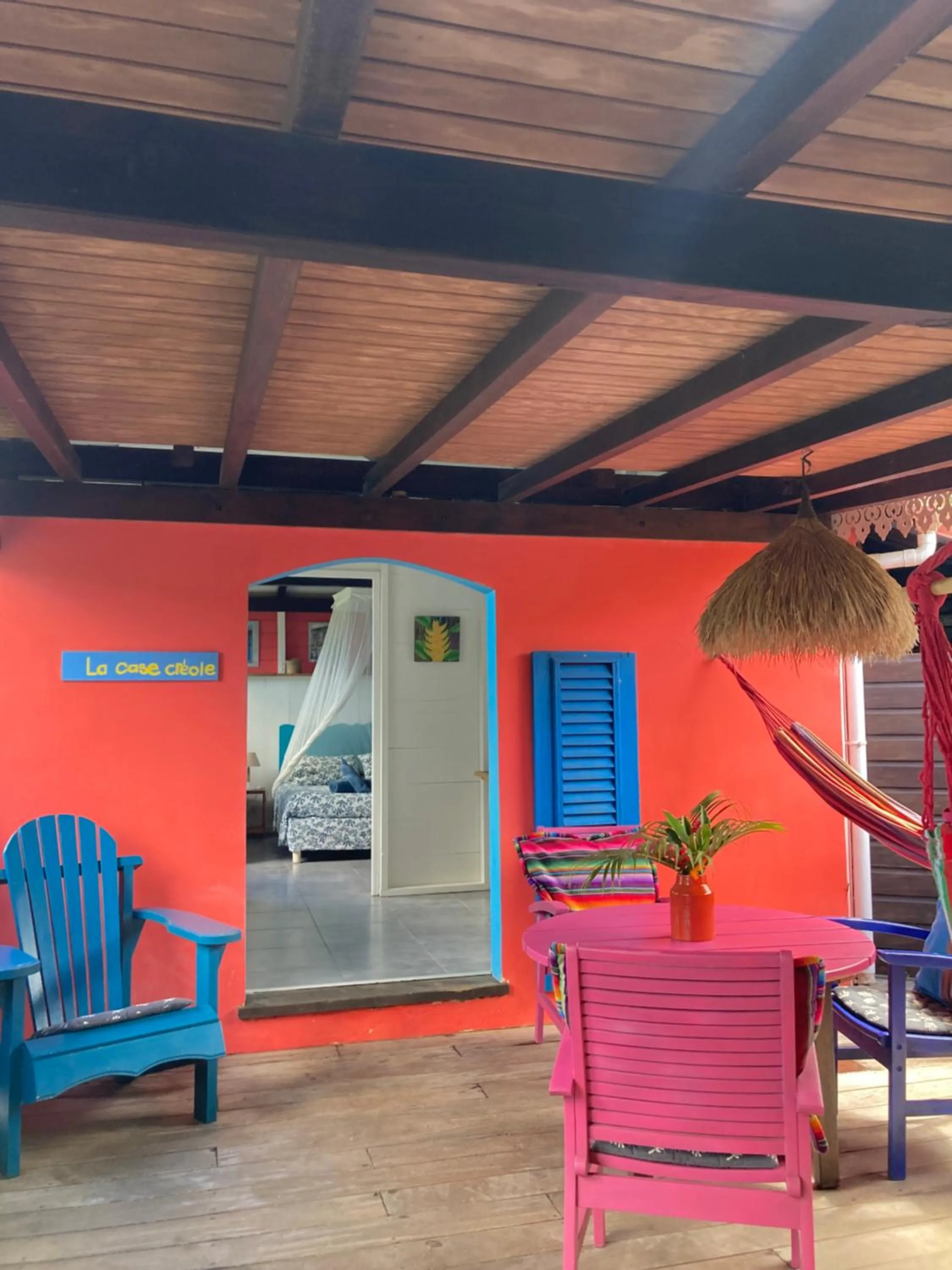 Patio in Piton Bungalows Ecolodges