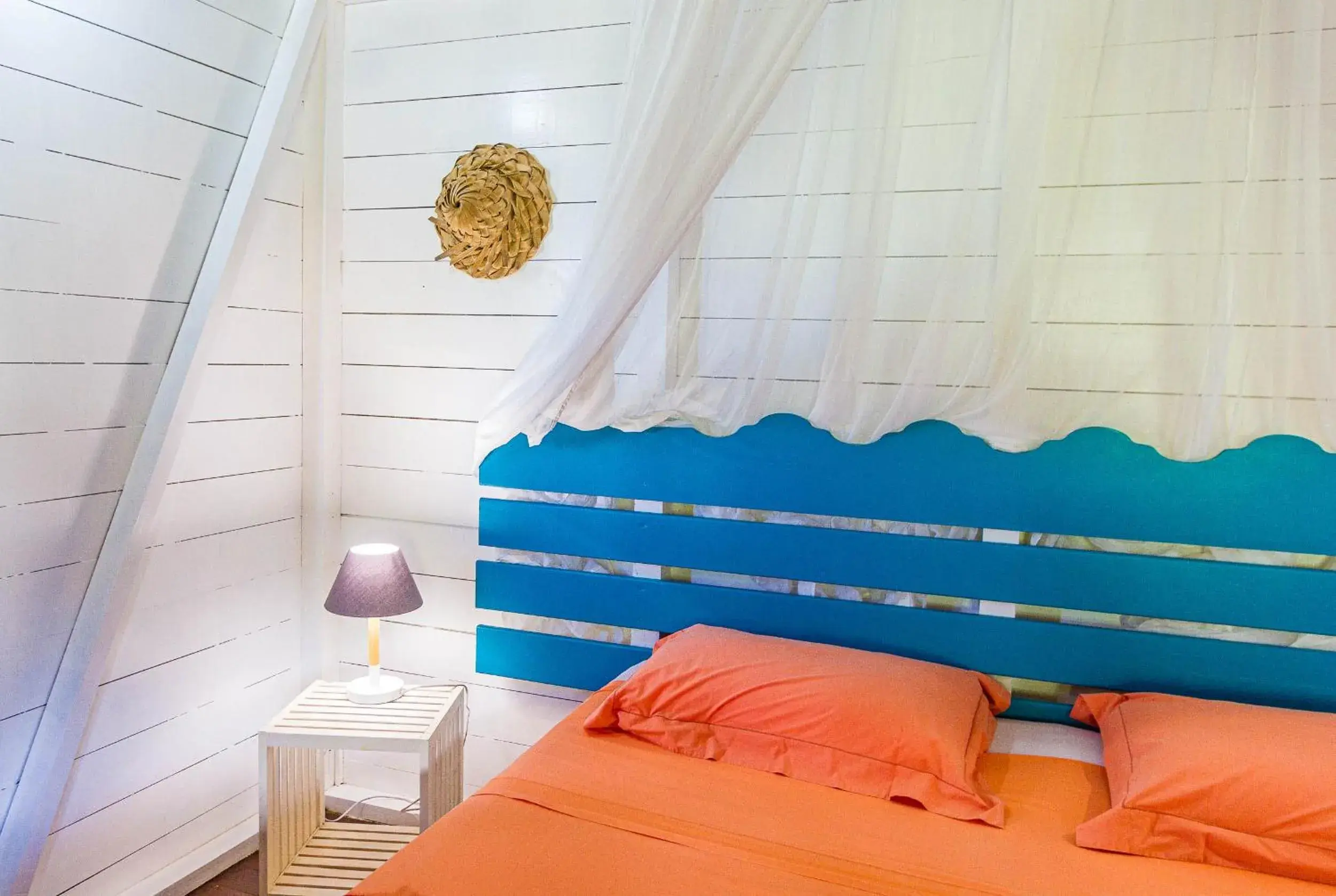 Bed in Piton Bungalows Ecolodges Bed in Piton Bungalows Ecolodges