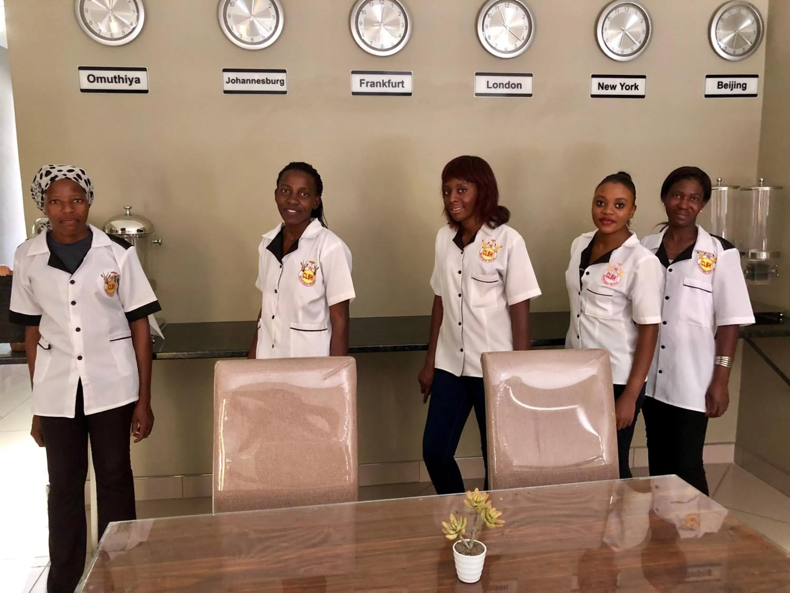Staff in City Lodge Etosha