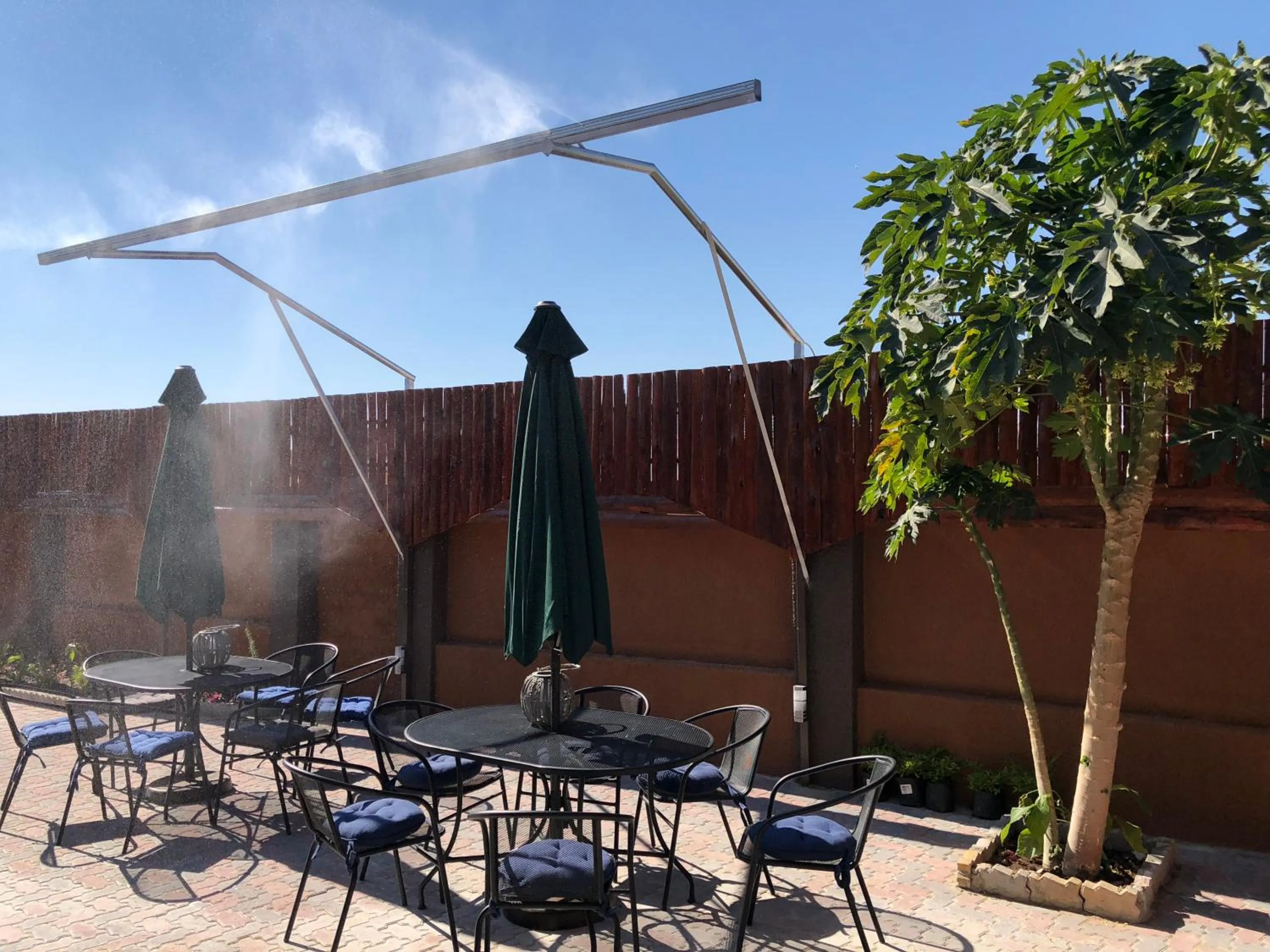 Communal lounge/ TV room in City Lodge Etosha