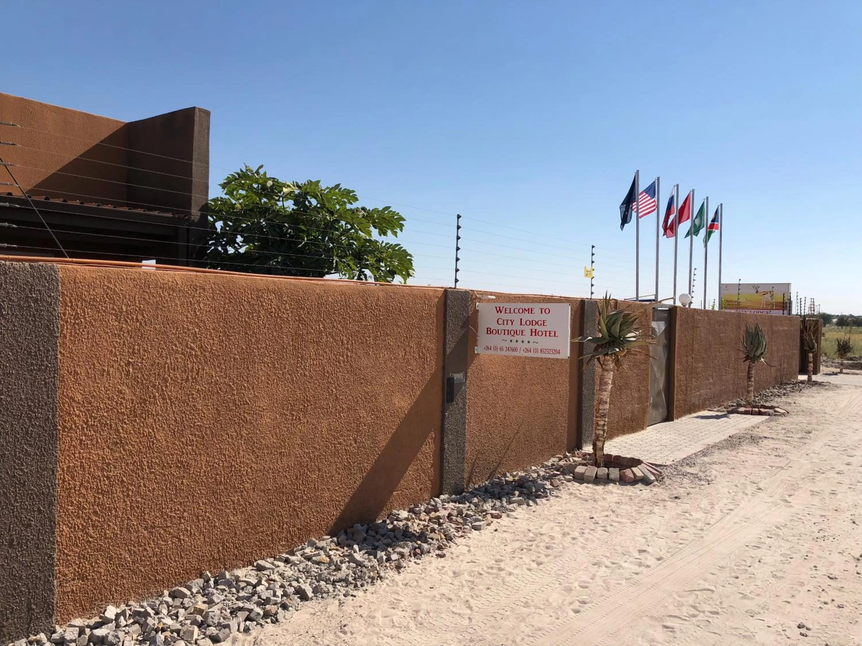 Facade/entrance in City Lodge Etosha